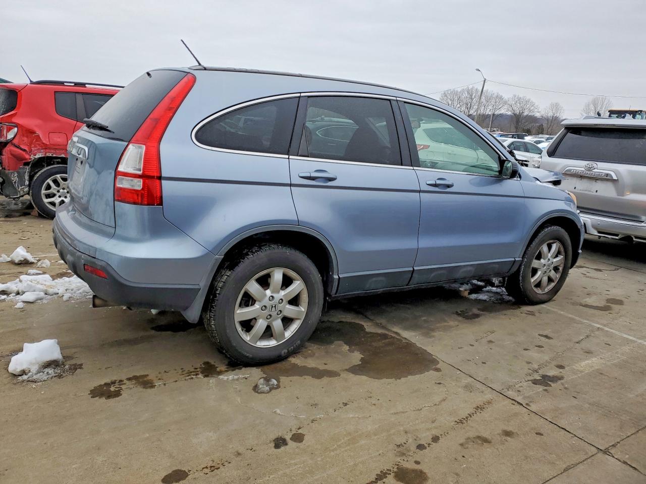 2007 Honda Cr-v Exl Blue vin: JHLRE48757C115836