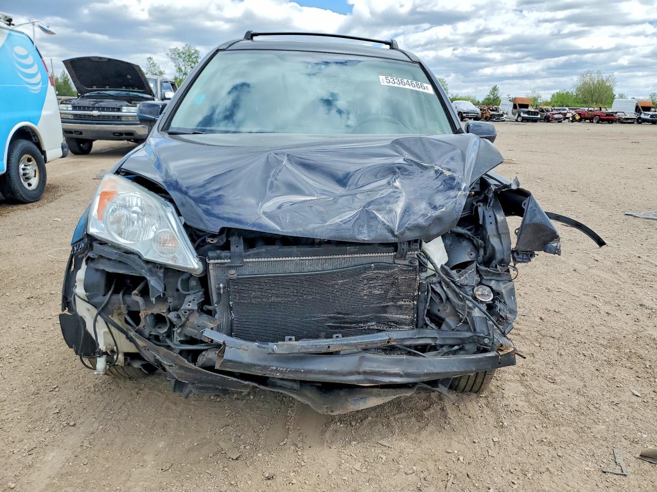 2007 Honda Cr-v Exl Gray vin: JHLRE48757C115948