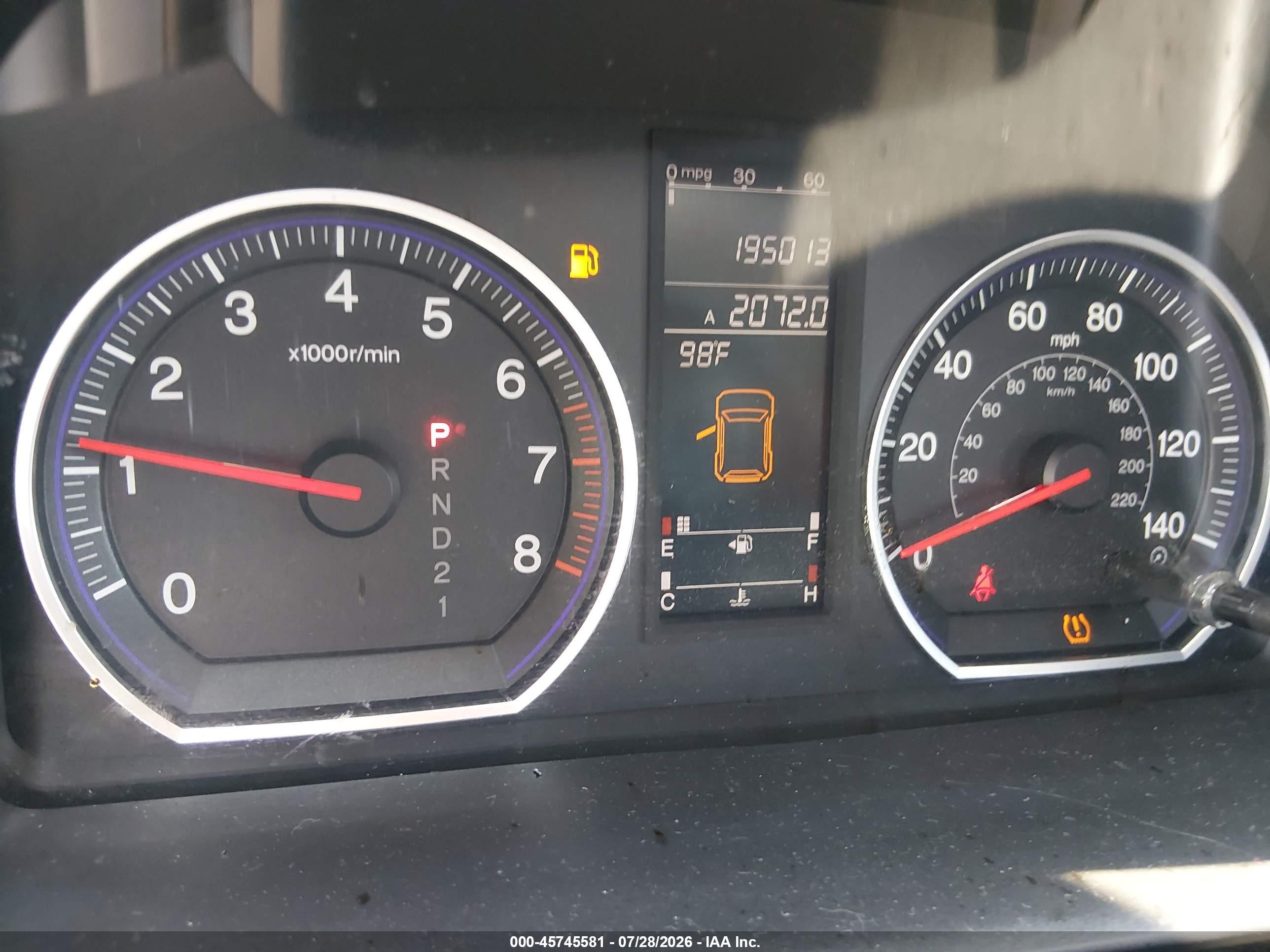 2007 Honda Cr-v Ex-l Silver vin: JHLRE48757C116789