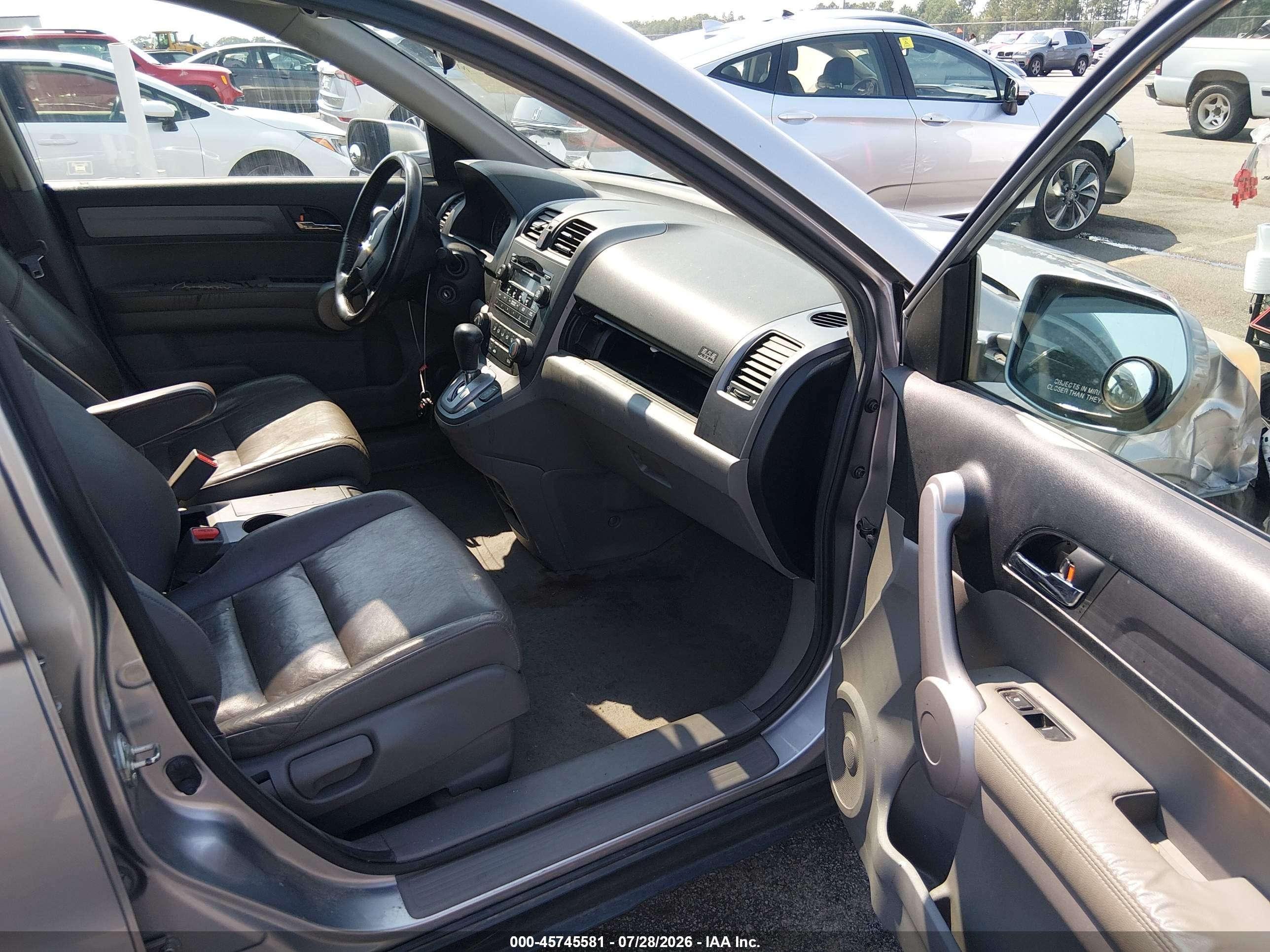 2007 Honda Cr-v Ex-l Silver vin: JHLRE48757C116789