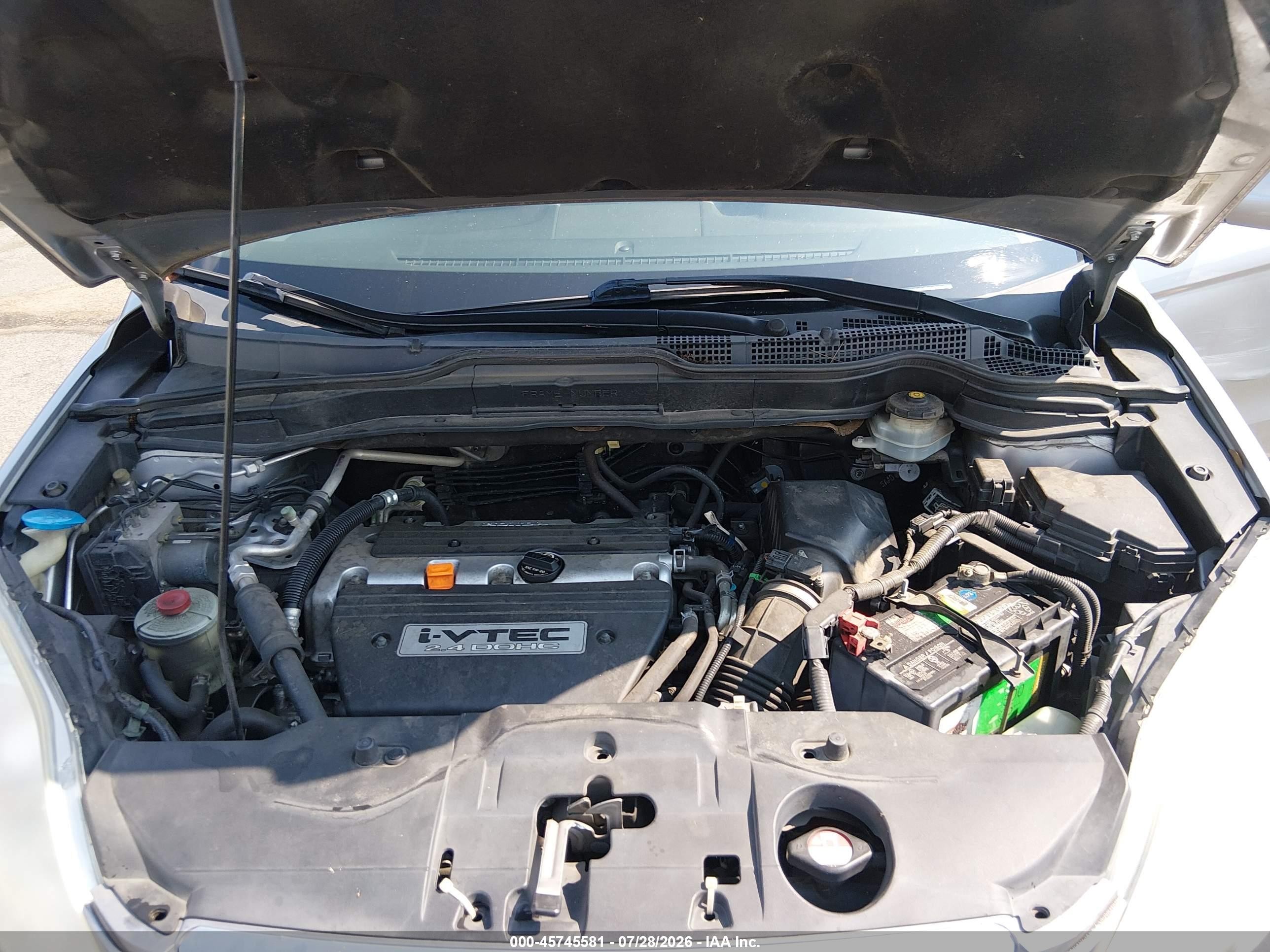 2007 Honda Cr-v Ex-l Silver vin: JHLRE48757C116789