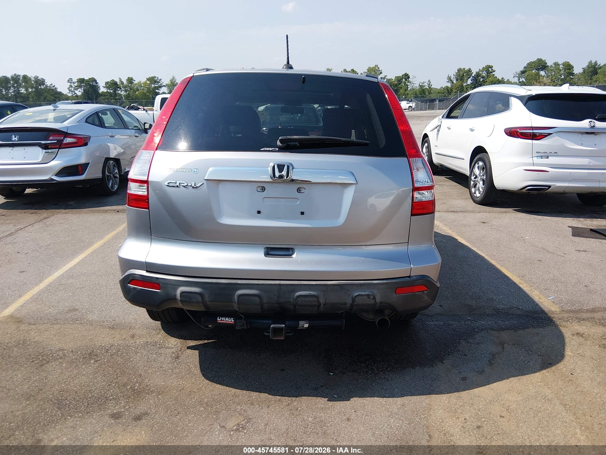2007 Honda Cr-v Ex-l Silver vin: JHLRE48757C116789