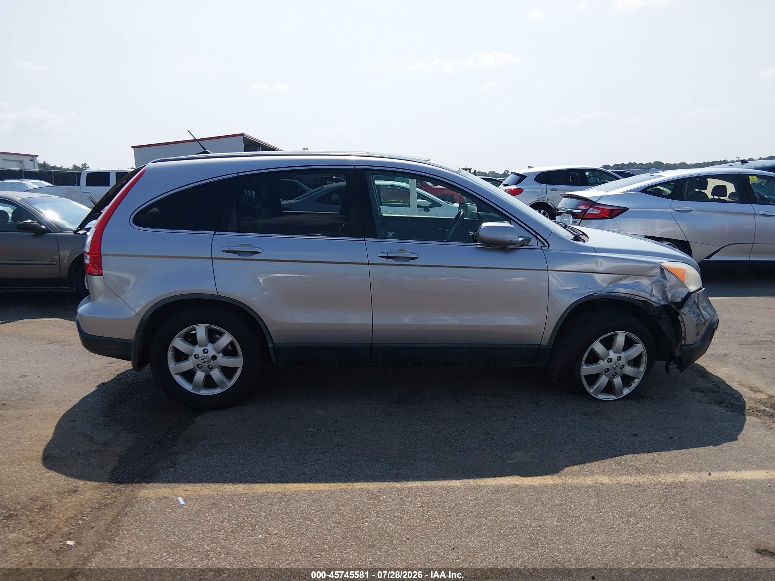 2007 Honda Cr-v Ex-l Silver vin: JHLRE48757C116789