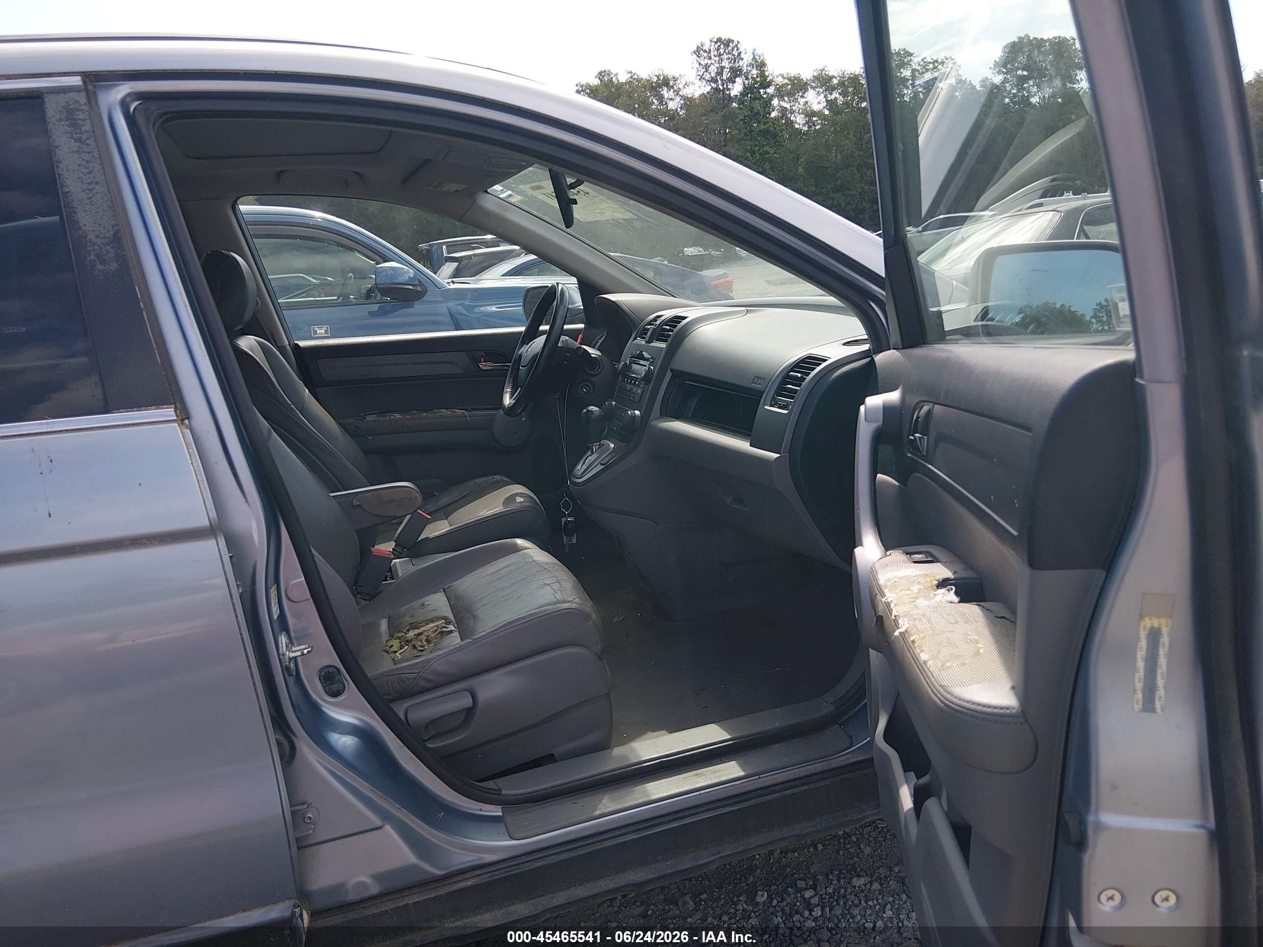 2007 Honda Cr-v Ex-l Blue vin: JHLRE48757C118039