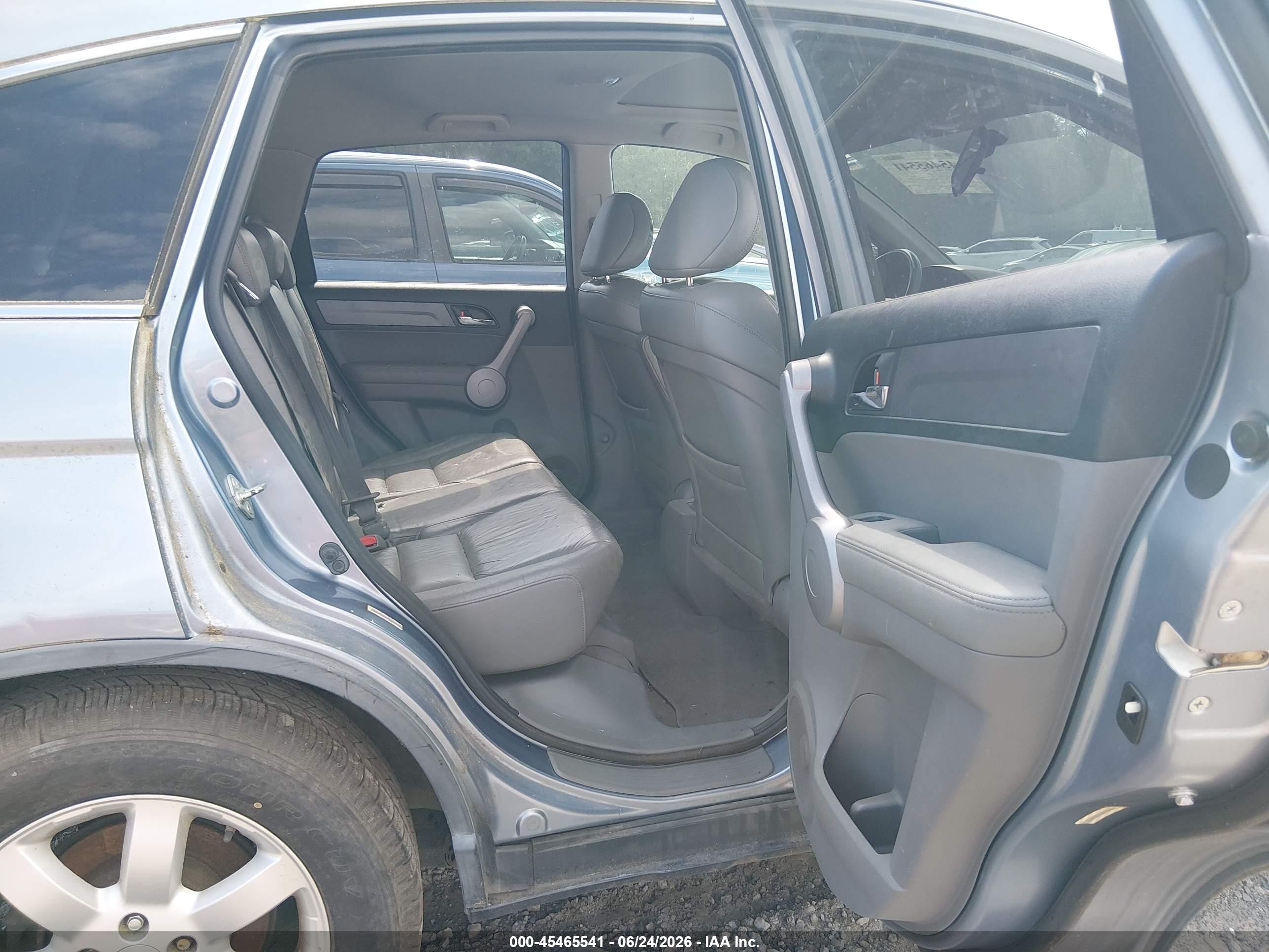 2007 Honda Cr-v Ex-l Blue vin: JHLRE48757C118039