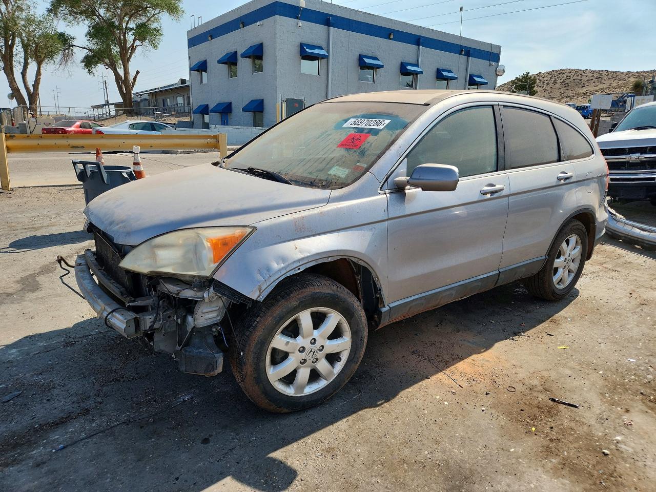 2007 Honda Cr-v Exl Silver vin: JHLRE48757C122561