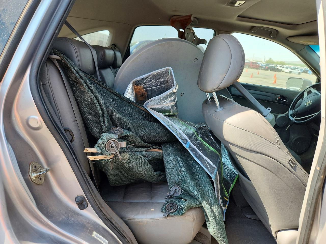 2007 Honda Cr-v Exl Silver vin: JHLRE48757C122561