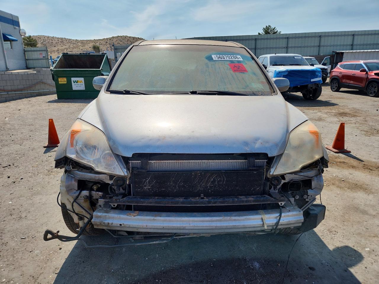 2007 Honda Cr-v Exl Silver vin: JHLRE48757C122561