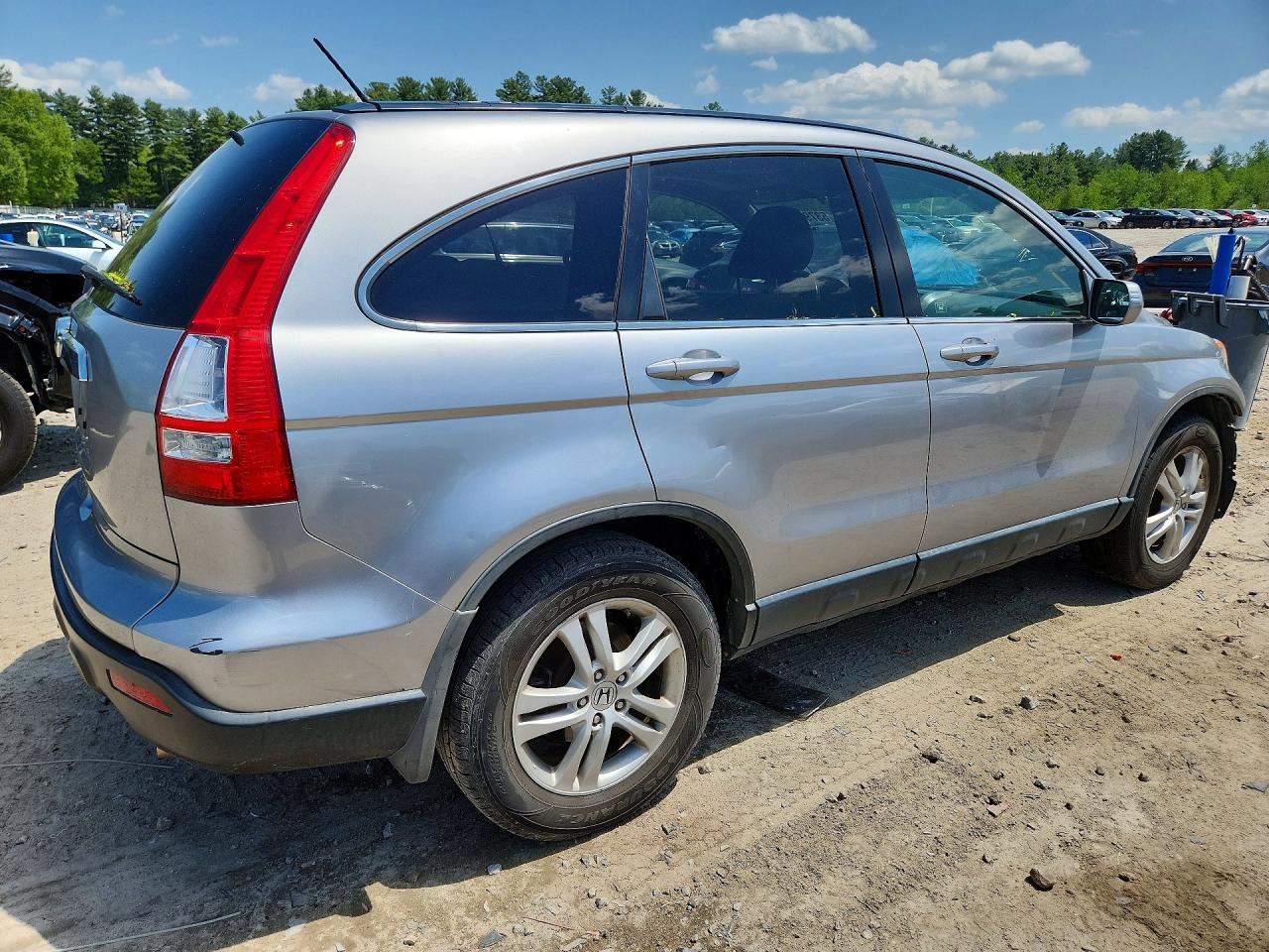 2008 Honda Cr-v Exl Silver vin: JHLRE48758C019092