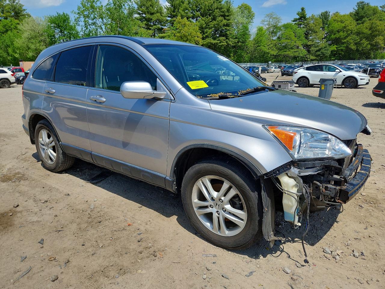 2008 Honda Cr-v Exl Silver vin: JHLRE48758C019092