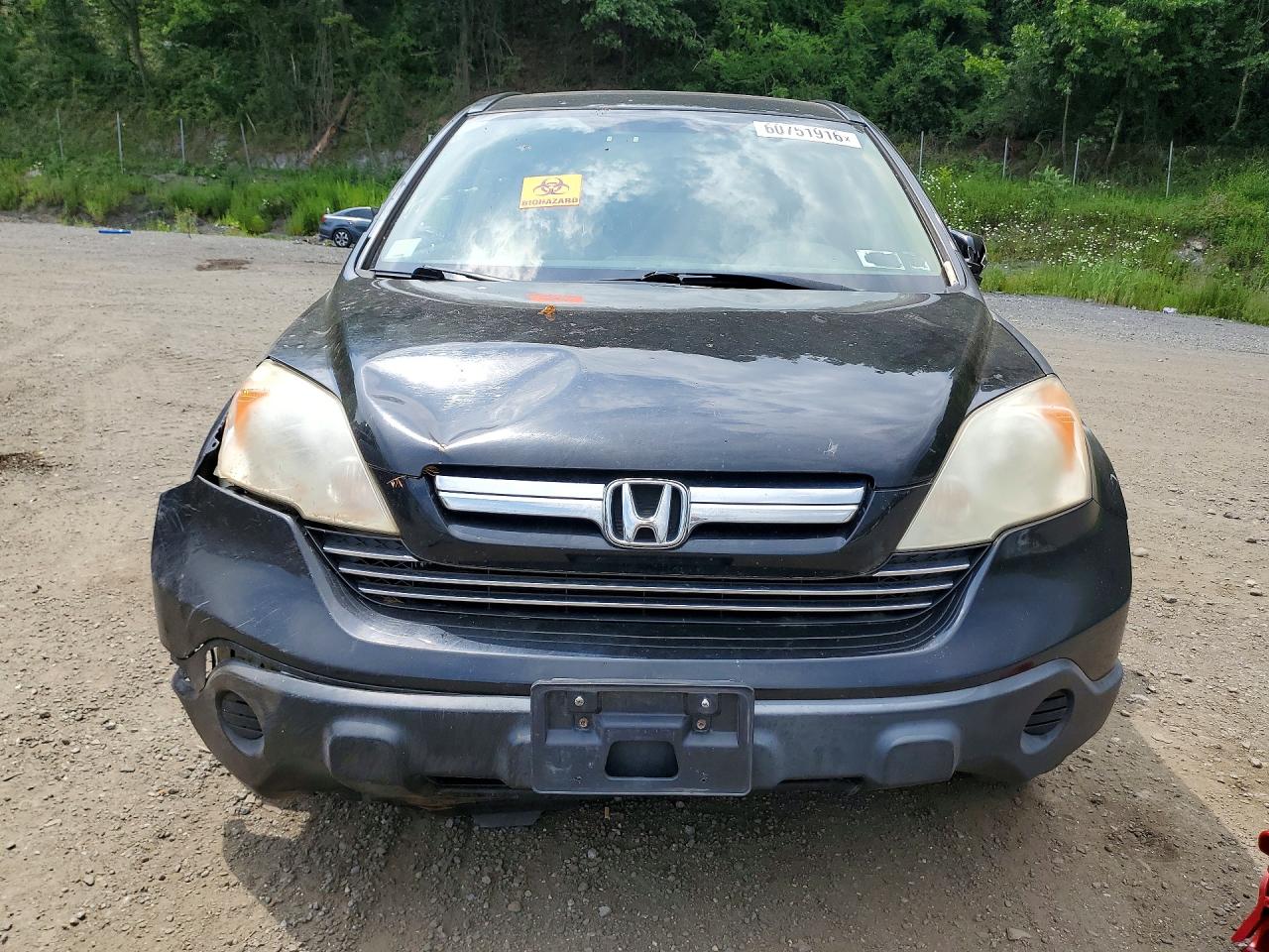 2008 Honda Cr-v Exl Black vin: JHLRE48758C020405