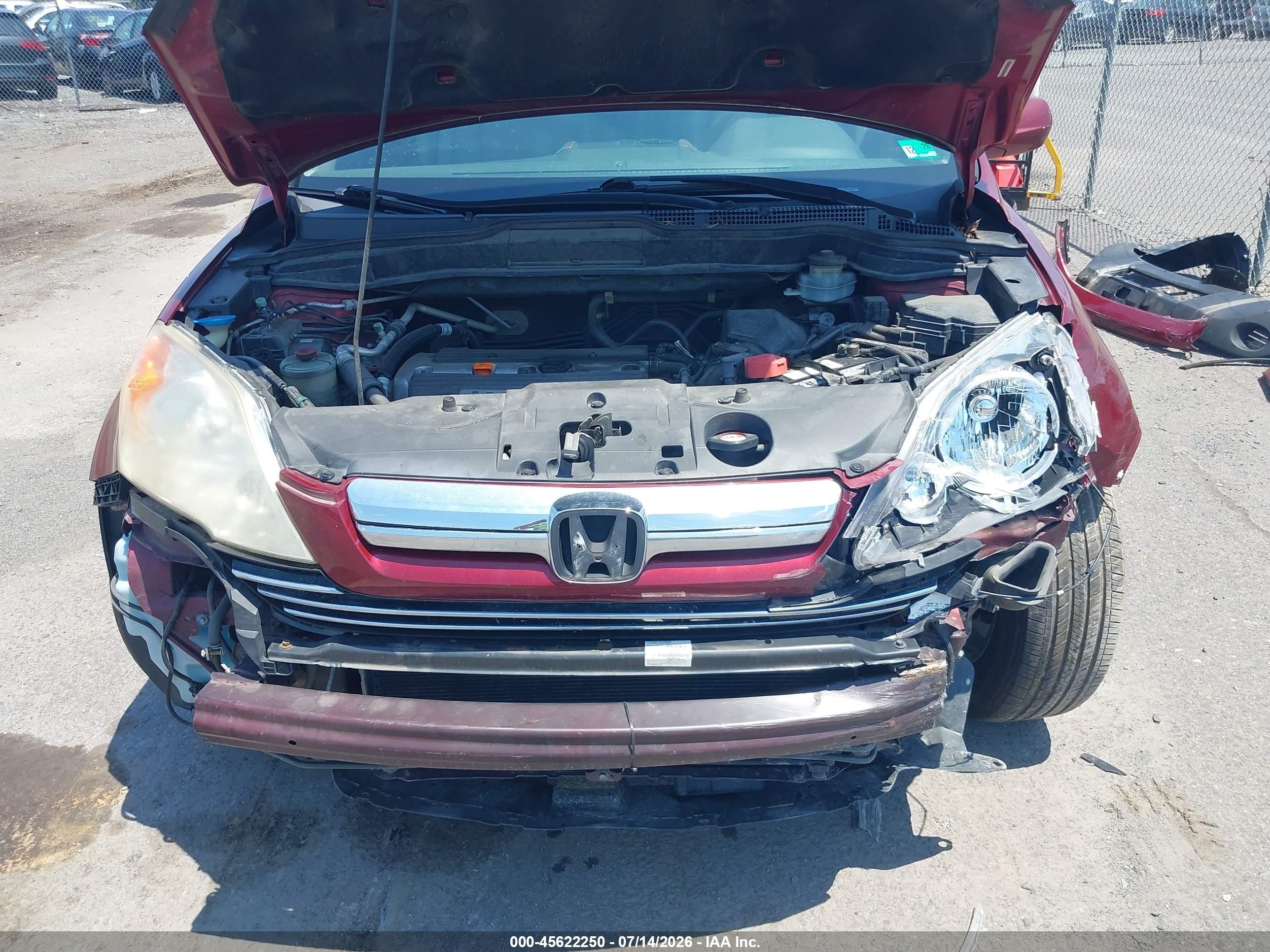 2008 Honda Cr-v Ex-l Red vin: JHLRE48758C021053