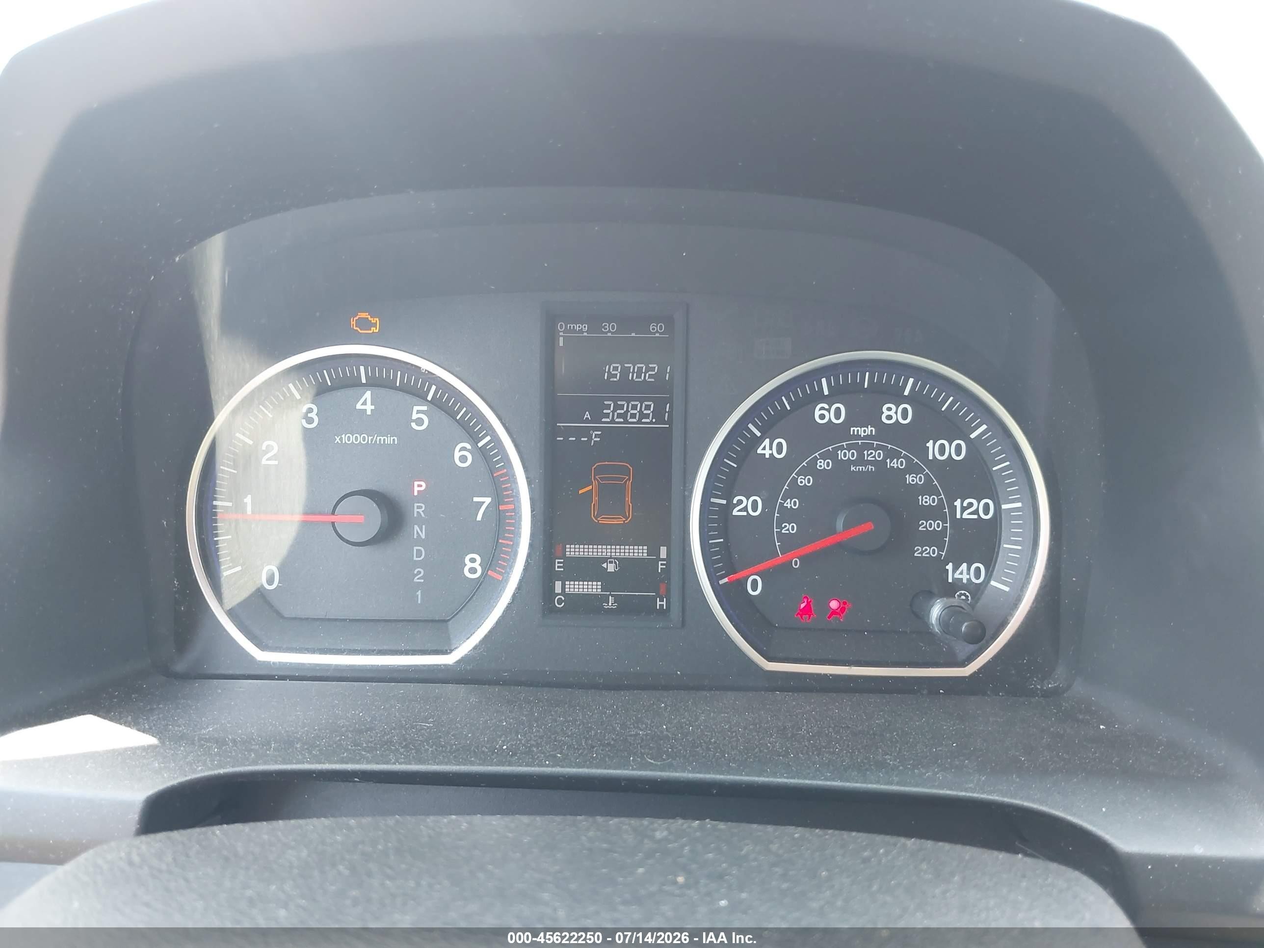 2008 Honda Cr-v Ex-l Red vin: JHLRE48758C021053