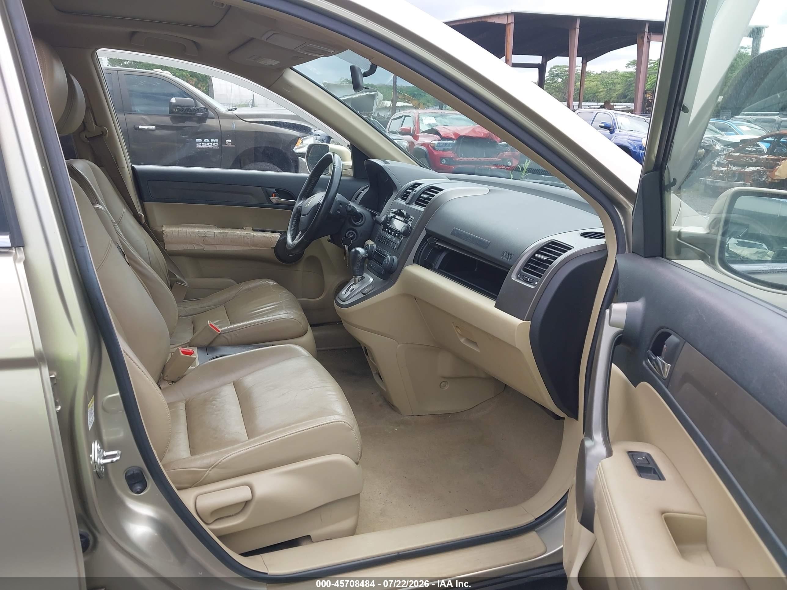 2008 Honda Cr-v Ex-l Золотой vin: JHLRE48758C027273