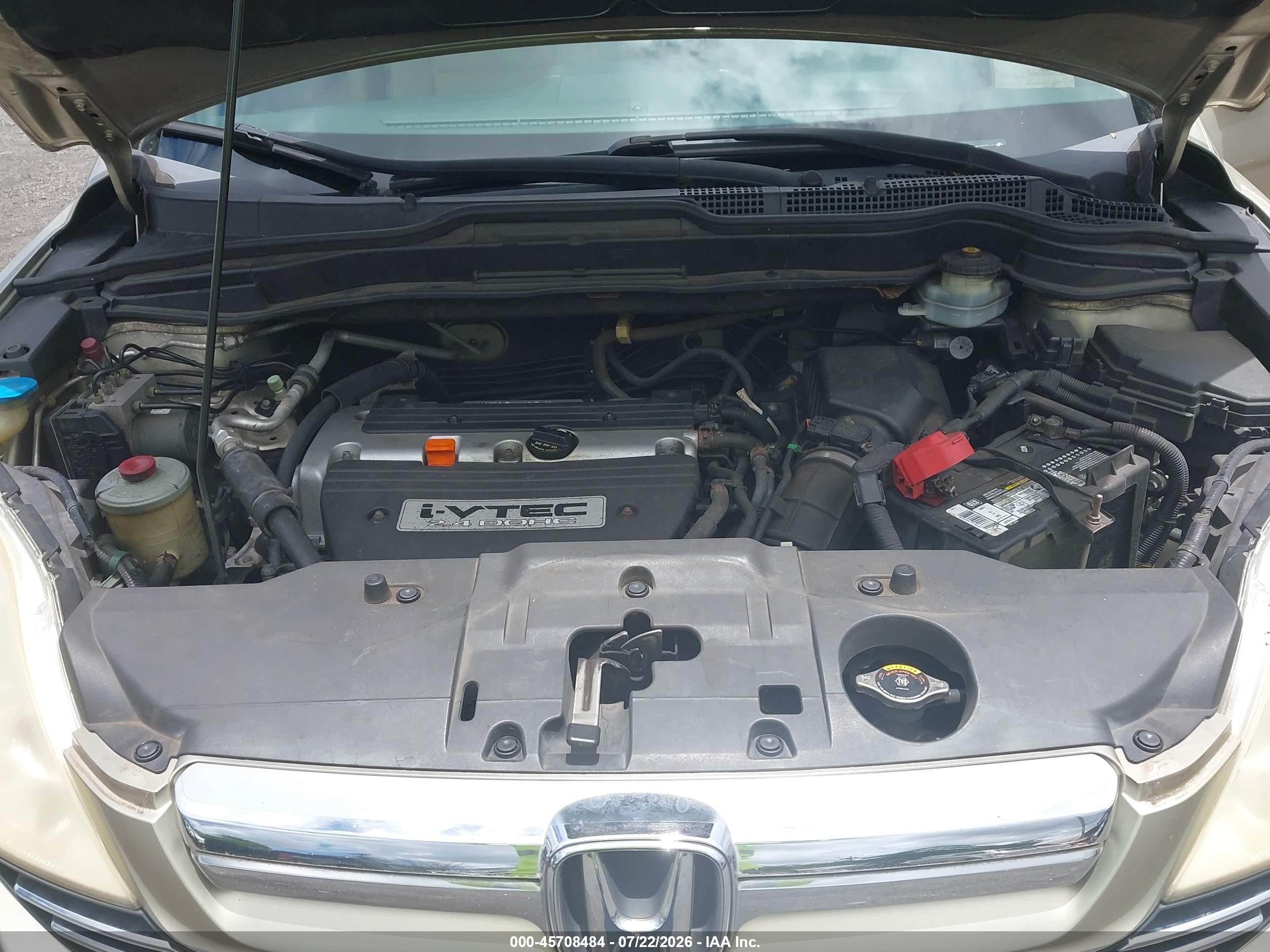 2008 Honda Cr-v Ex-l Золотой vin: JHLRE48758C027273