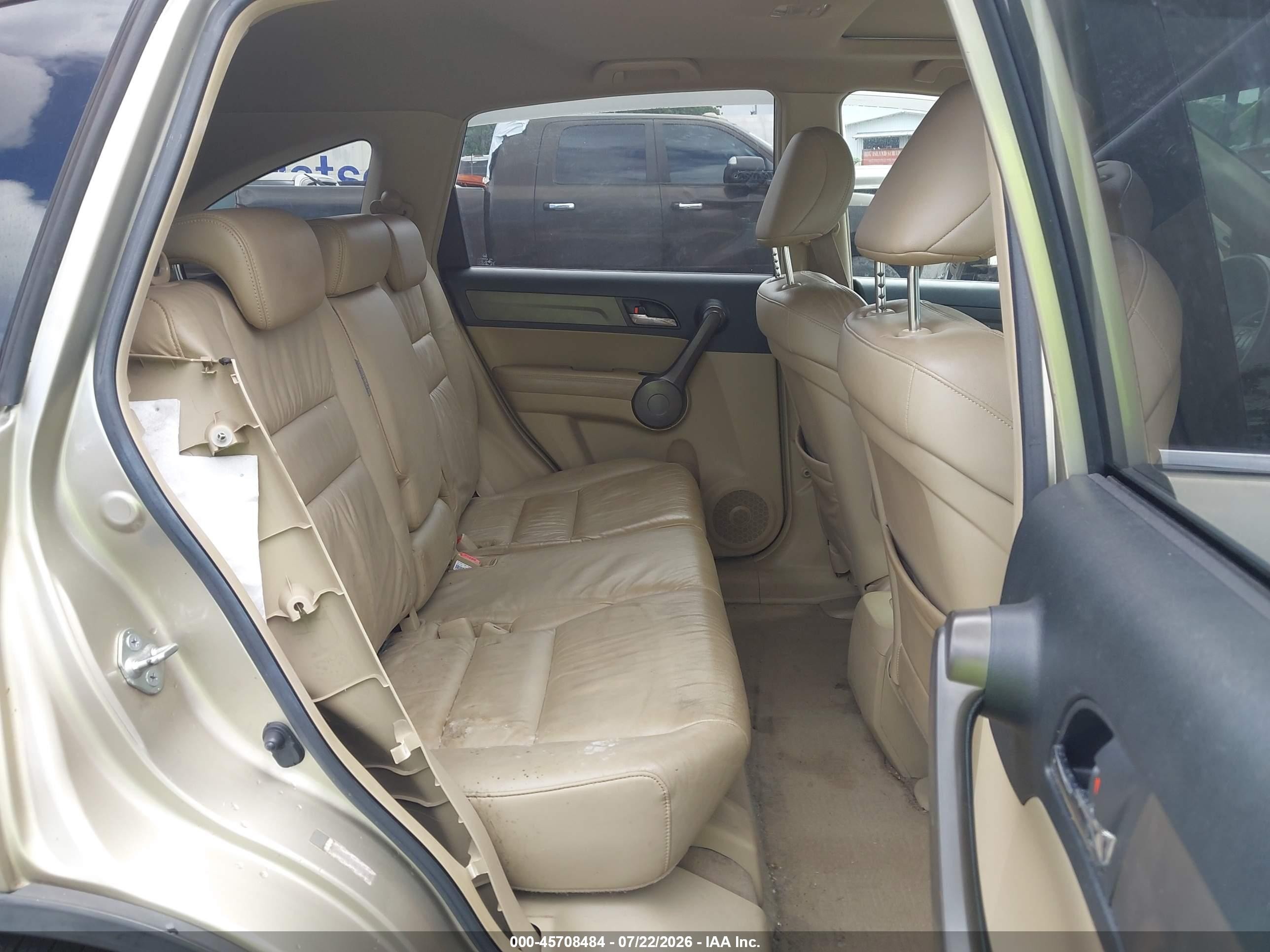 2008 Honda Cr-v Ex-l Золотой vin: JHLRE48758C027273