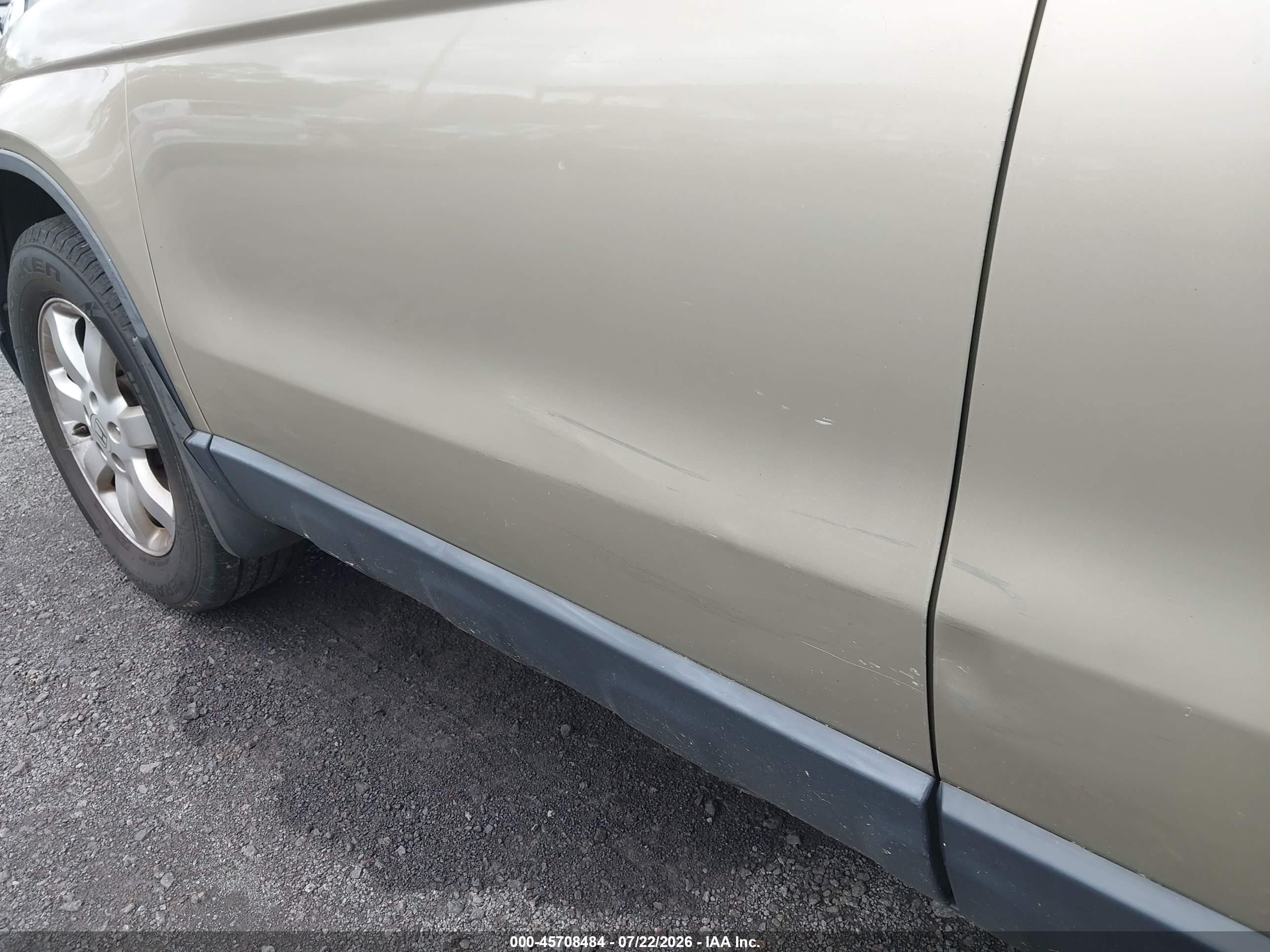 2008 Honda Cr-v Ex-l Золотой vin: JHLRE48758C027273