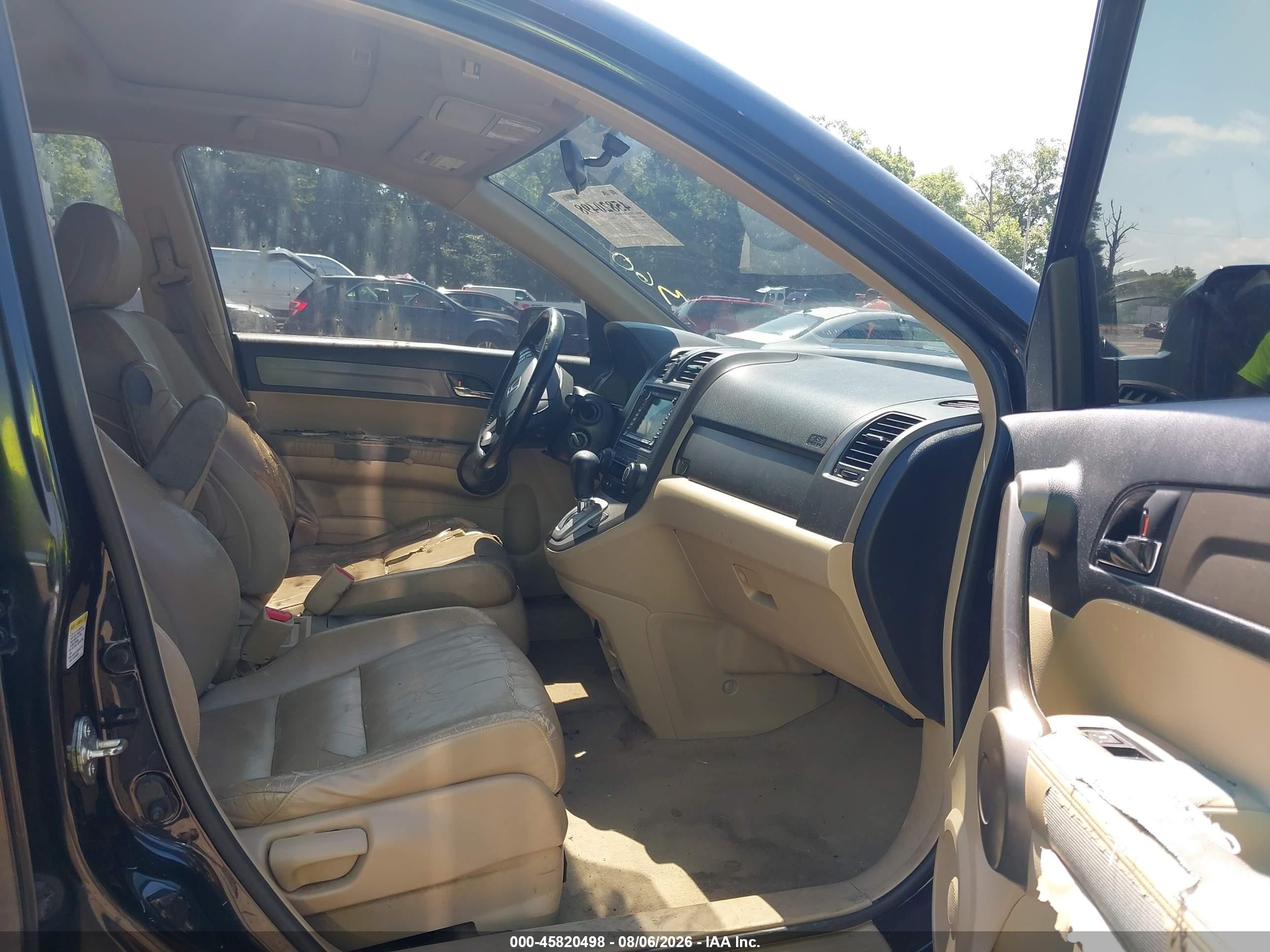 2008 Honda Cr-v Ex-l Черный vin: JHLRE48758C044199
