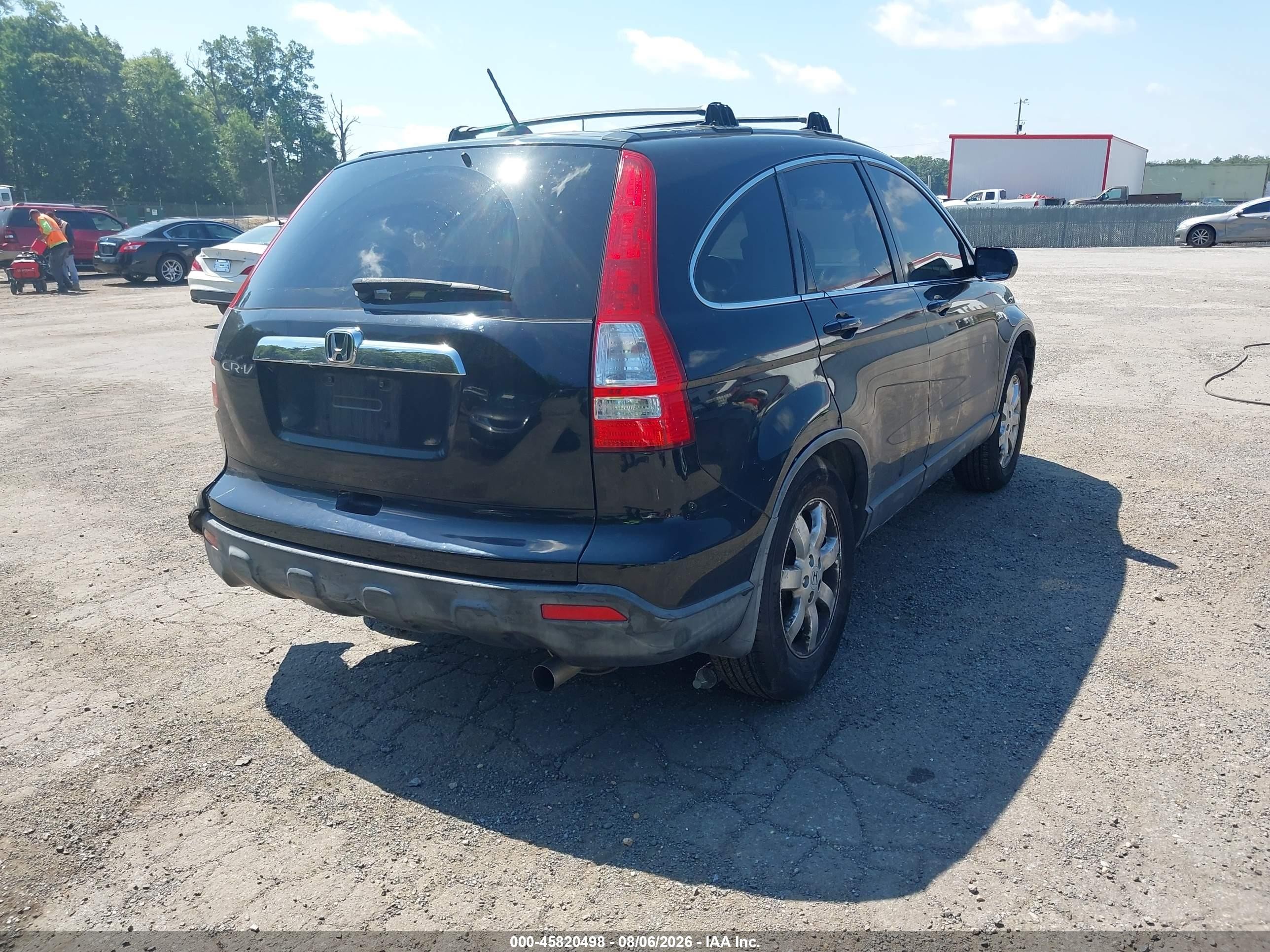 2008 Honda Cr-v Ex-l Черный vin: JHLRE48758C044199