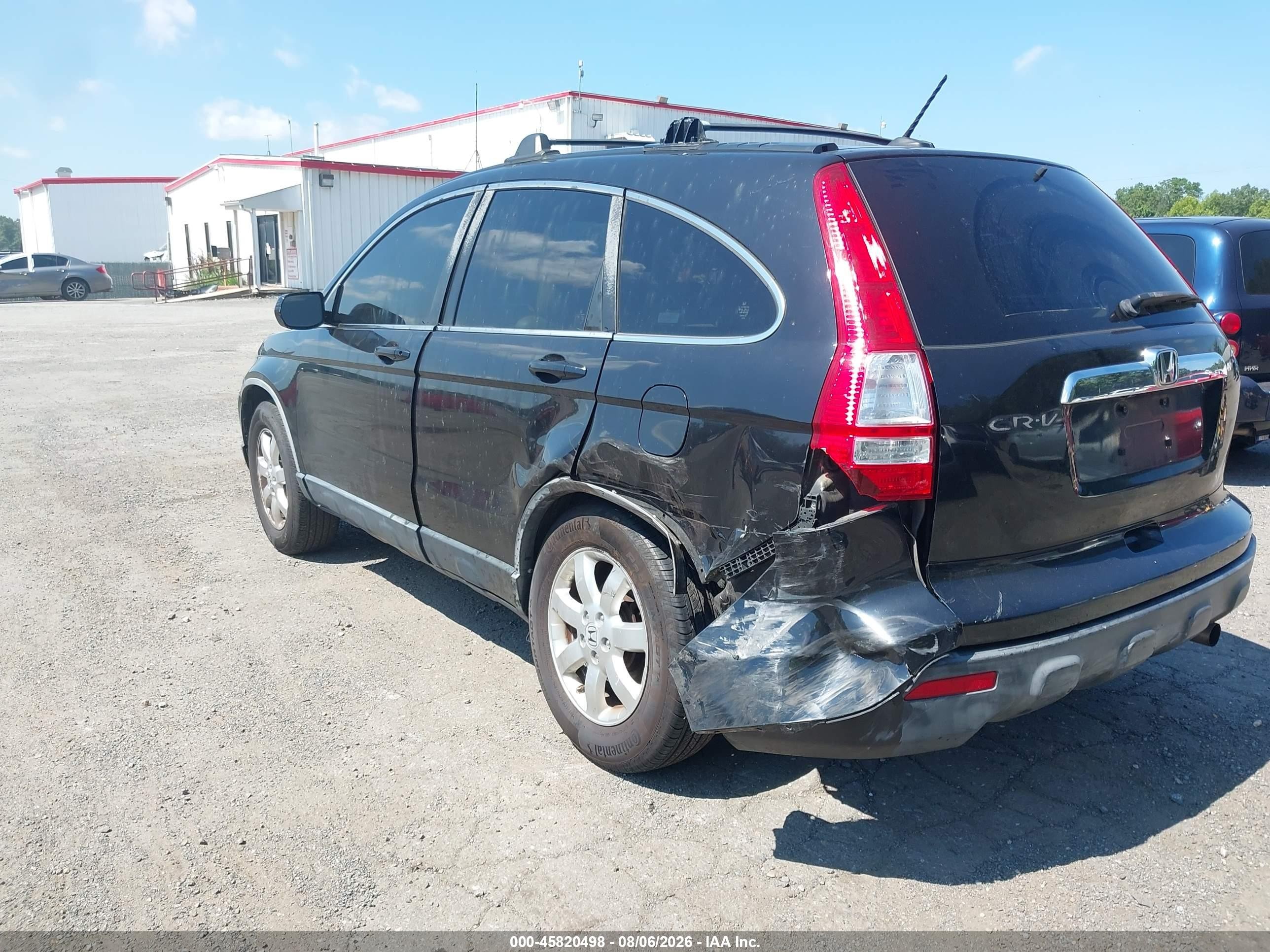 2008 Honda Cr-v Ex-l Черный vin: JHLRE48758C044199