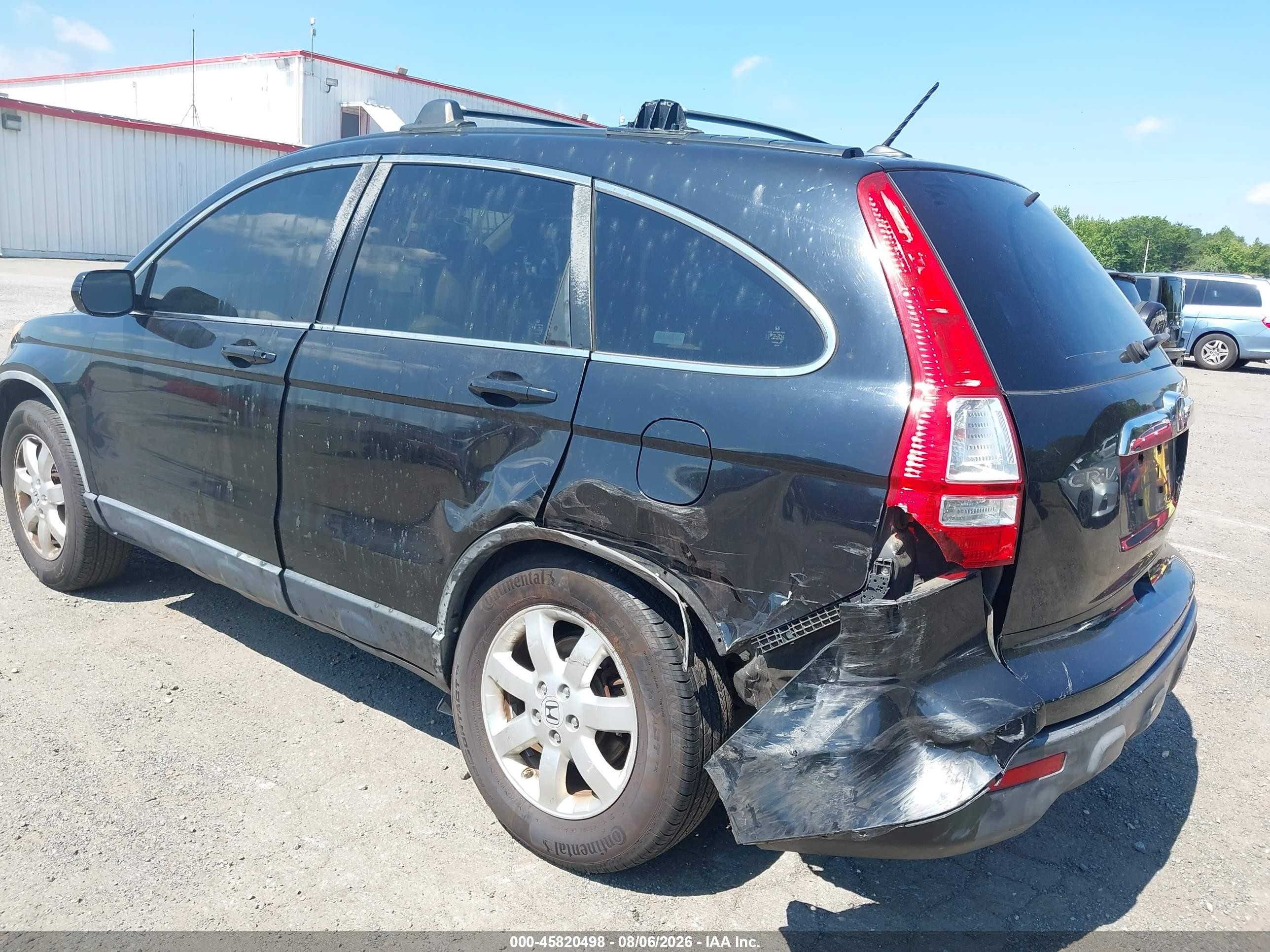 2008 Honda Cr-v Ex-l Черный vin: JHLRE48758C044199