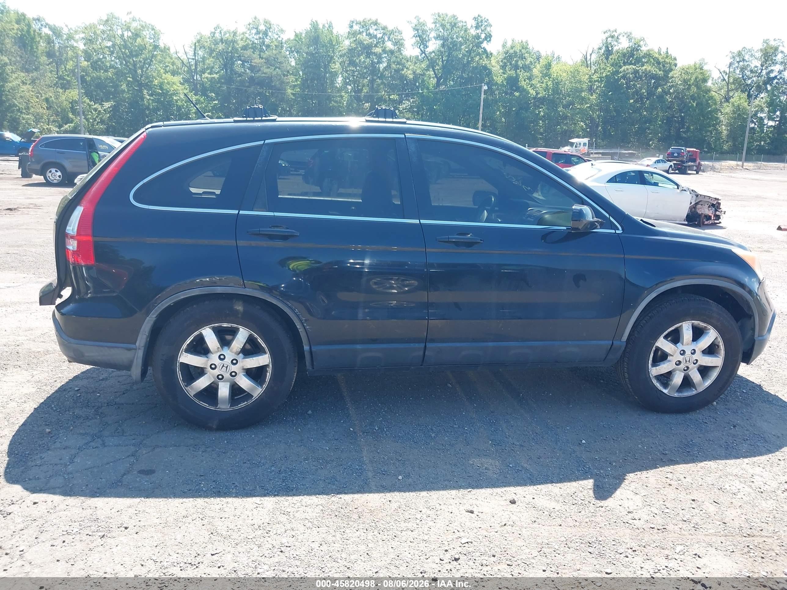 2008 Honda Cr-v Ex-l Черный vin: JHLRE48758C044199