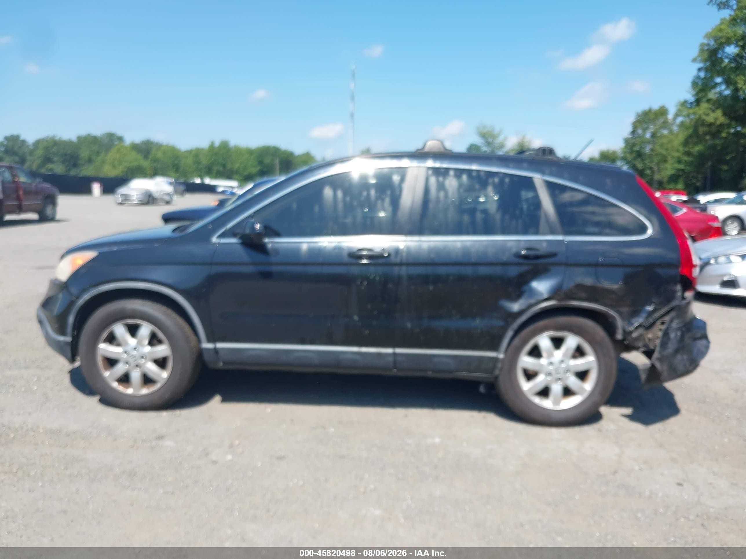 2008 Honda Cr-v Ex-l Черный vin: JHLRE48758C044199