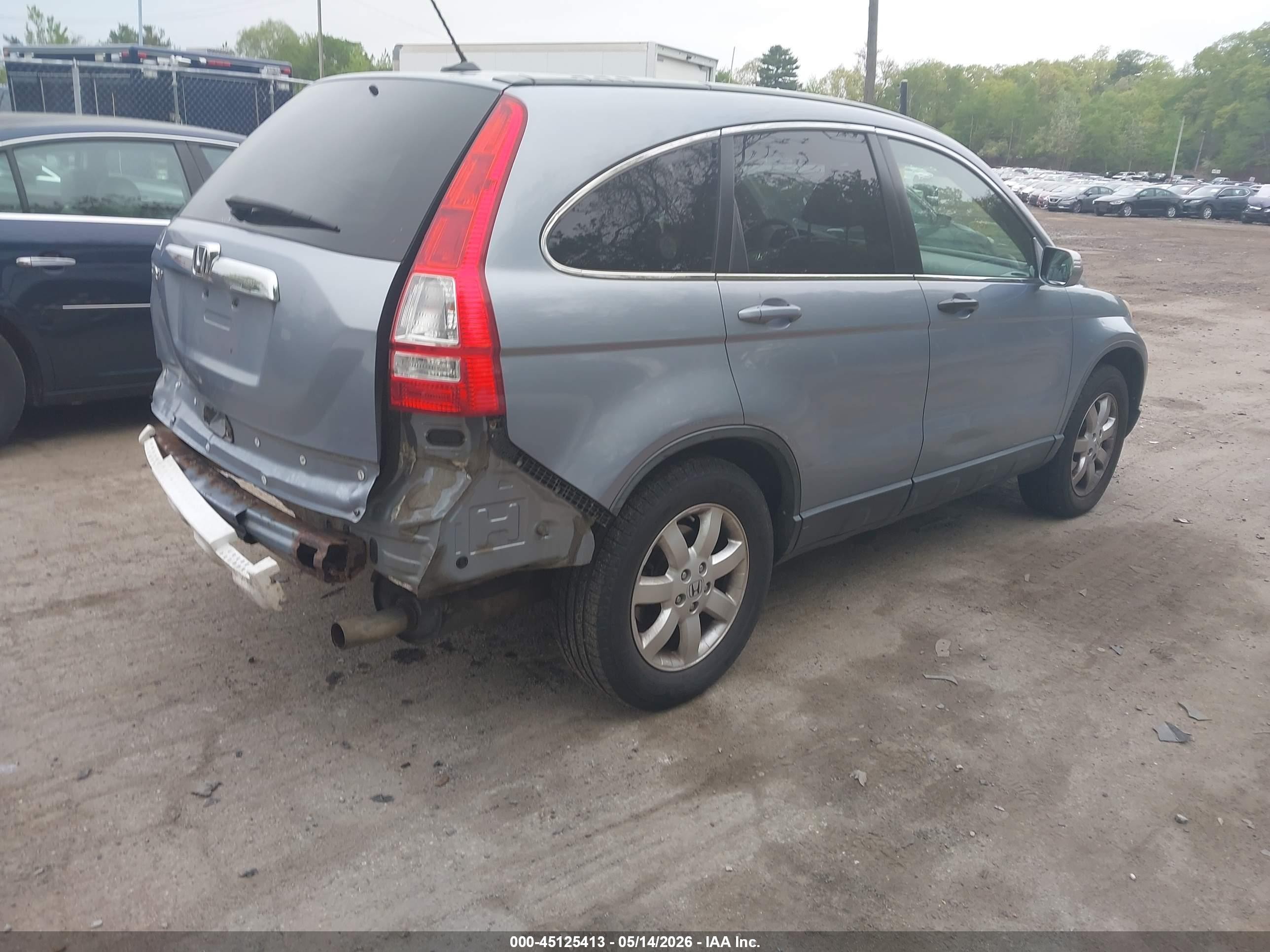 2009 Honda Cr-v Ex-l Blue vin: JHLRE48759C001547