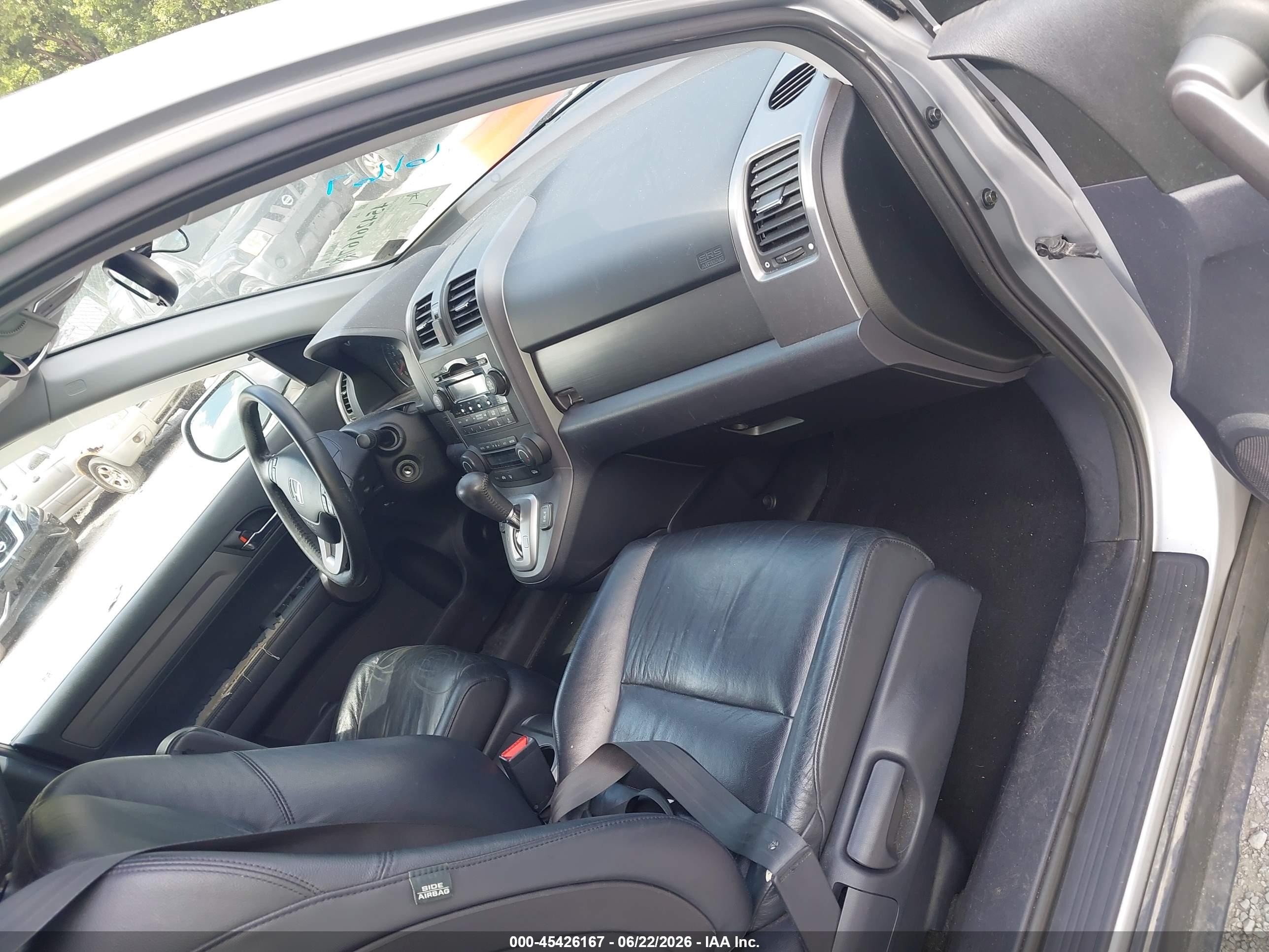 2009 Honda Cr-v Ex-l Silver vin: JHLRE48759C004545
