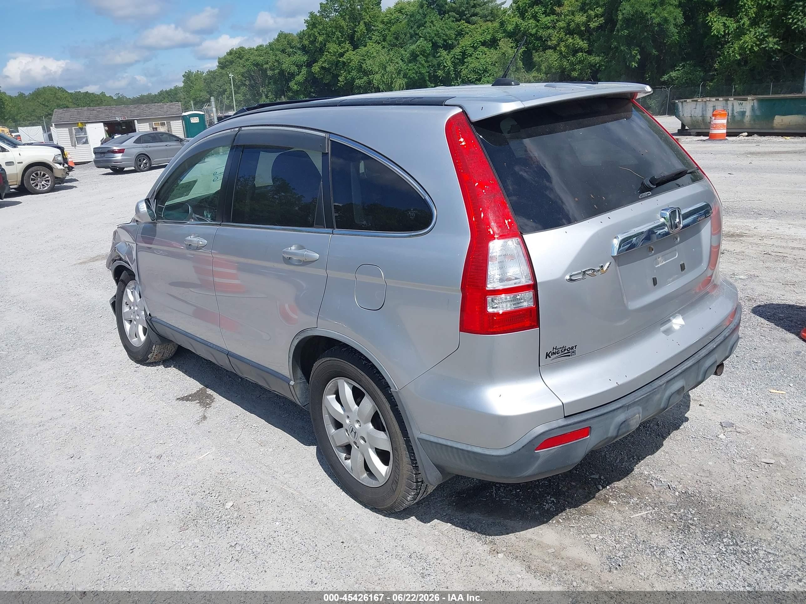 2009 Honda Cr-v Ex-l Silver vin: JHLRE48759C004545