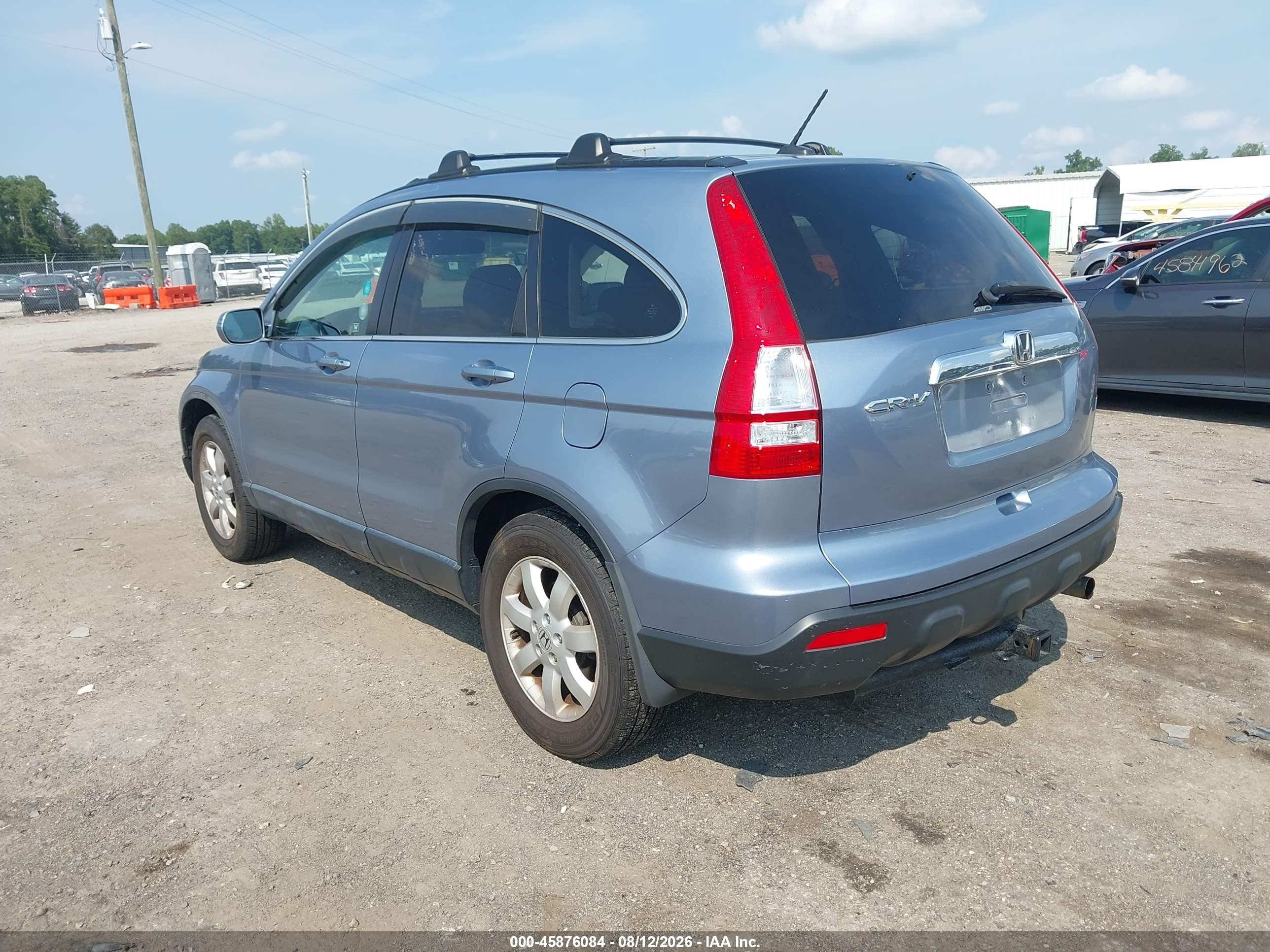 2009 Honda Cr-v Ex-l Blue vin: JHLRE48759C008692