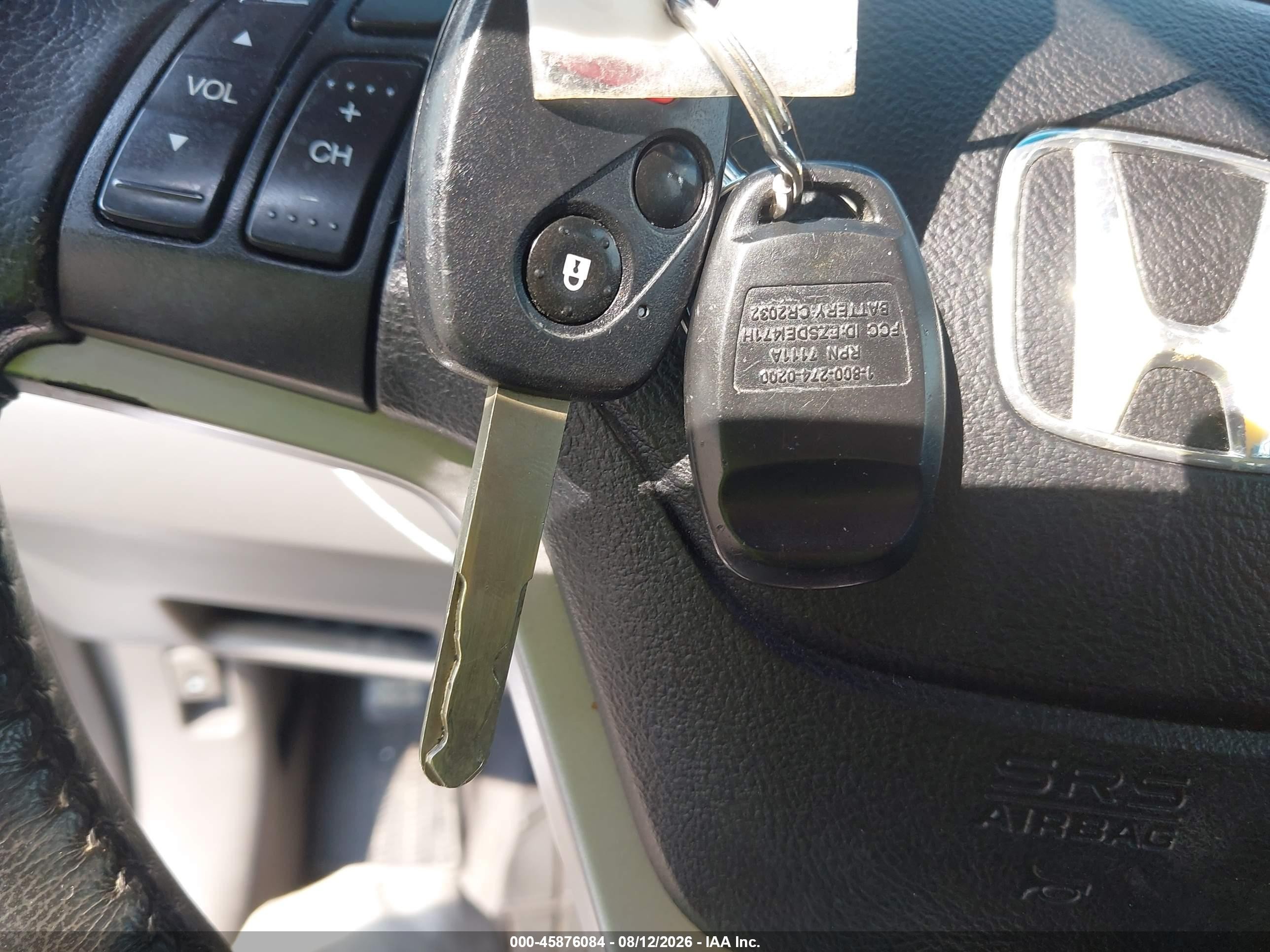 2009 Honda Cr-v Ex-l Blue vin: JHLRE48759C008692