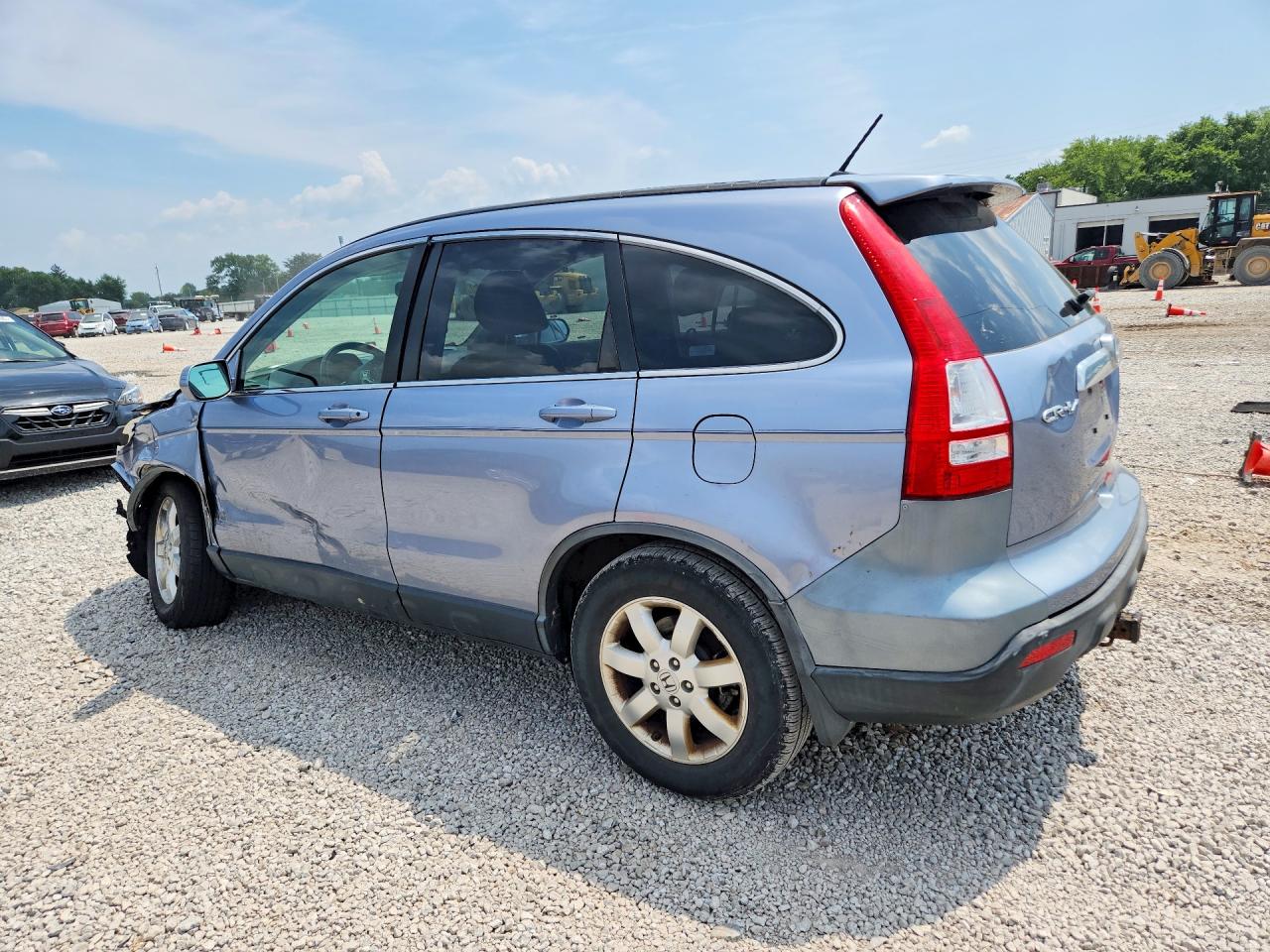 2009 Honda Cr-v Exl Blue vin: JHLRE48759C016775