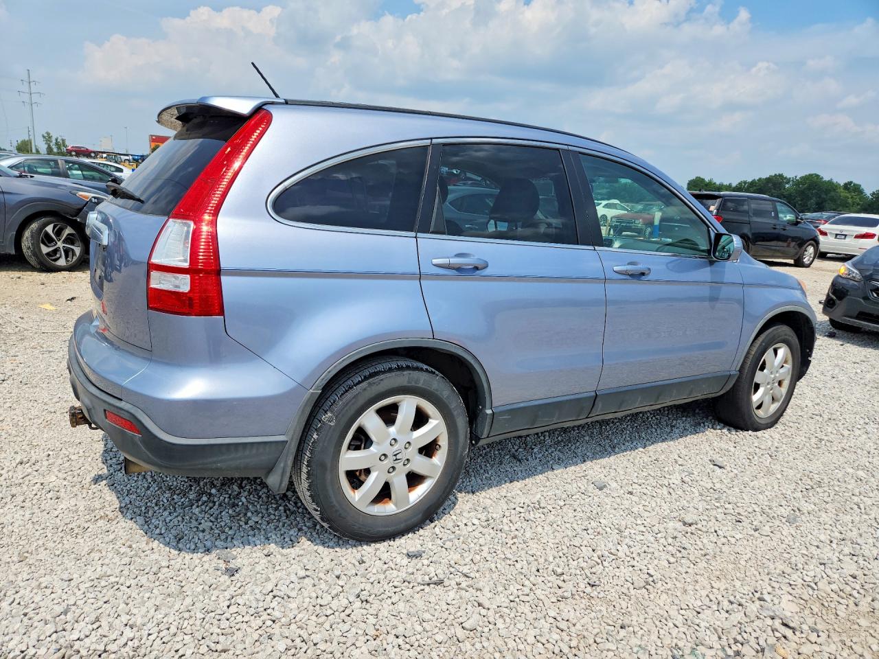 2009 Honda Cr-v Exl Blue vin: JHLRE48759C016775