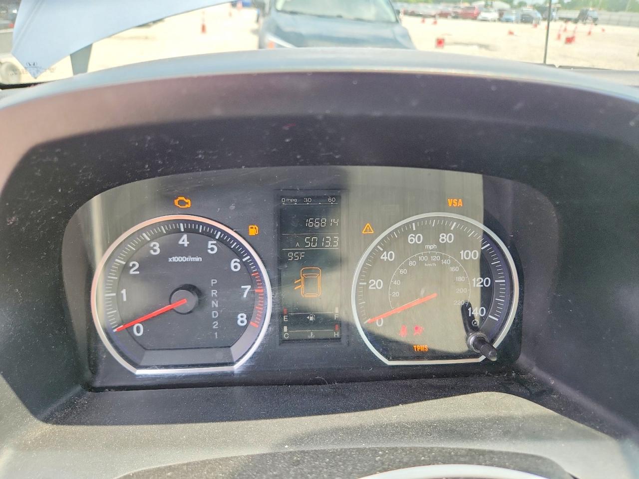 2009 Honda Cr-v Exl Blue vin: JHLRE48759C016775
