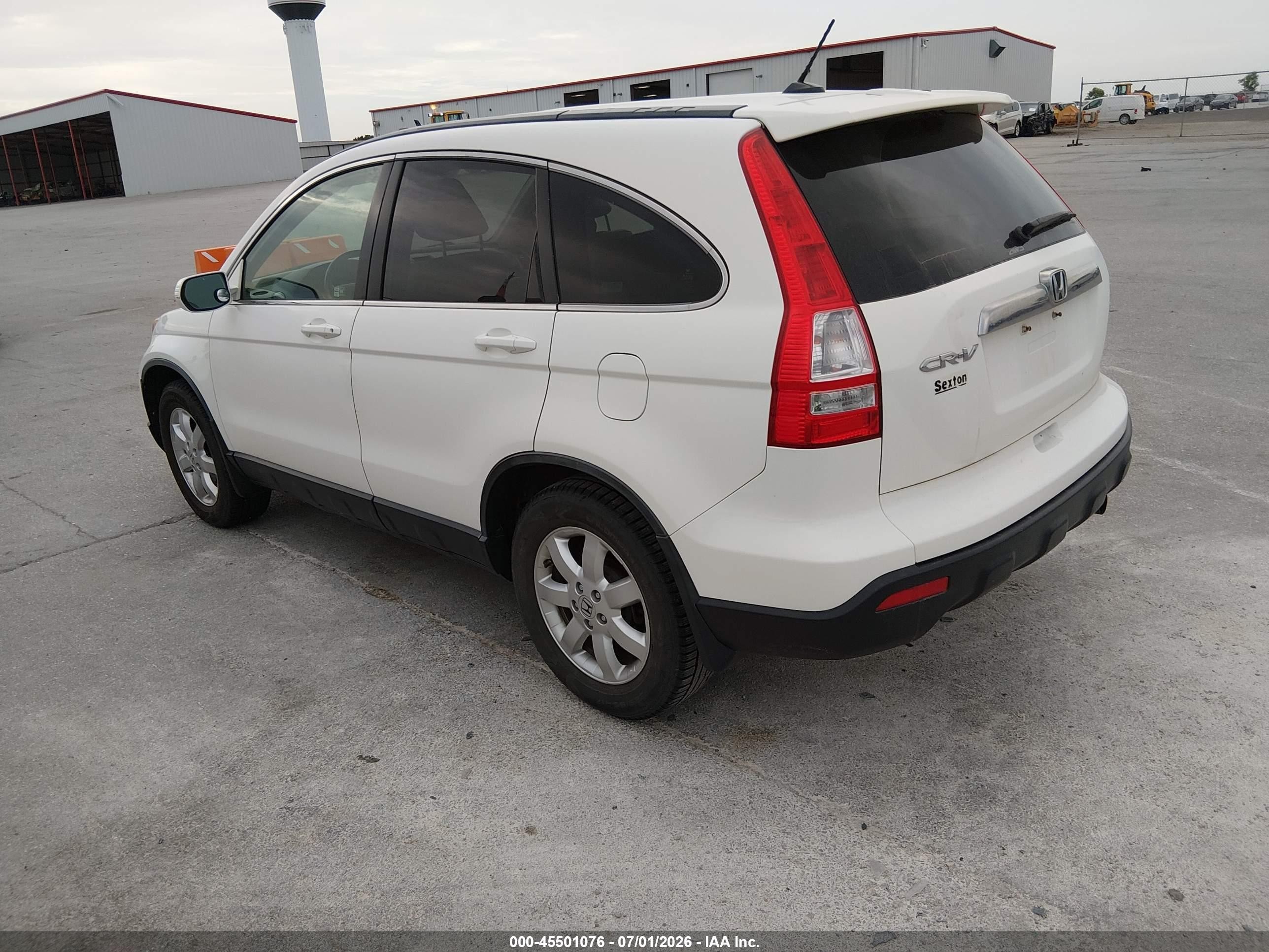 2009 Honda Cr-v Ex-l White vin: JHLRE48759C019577