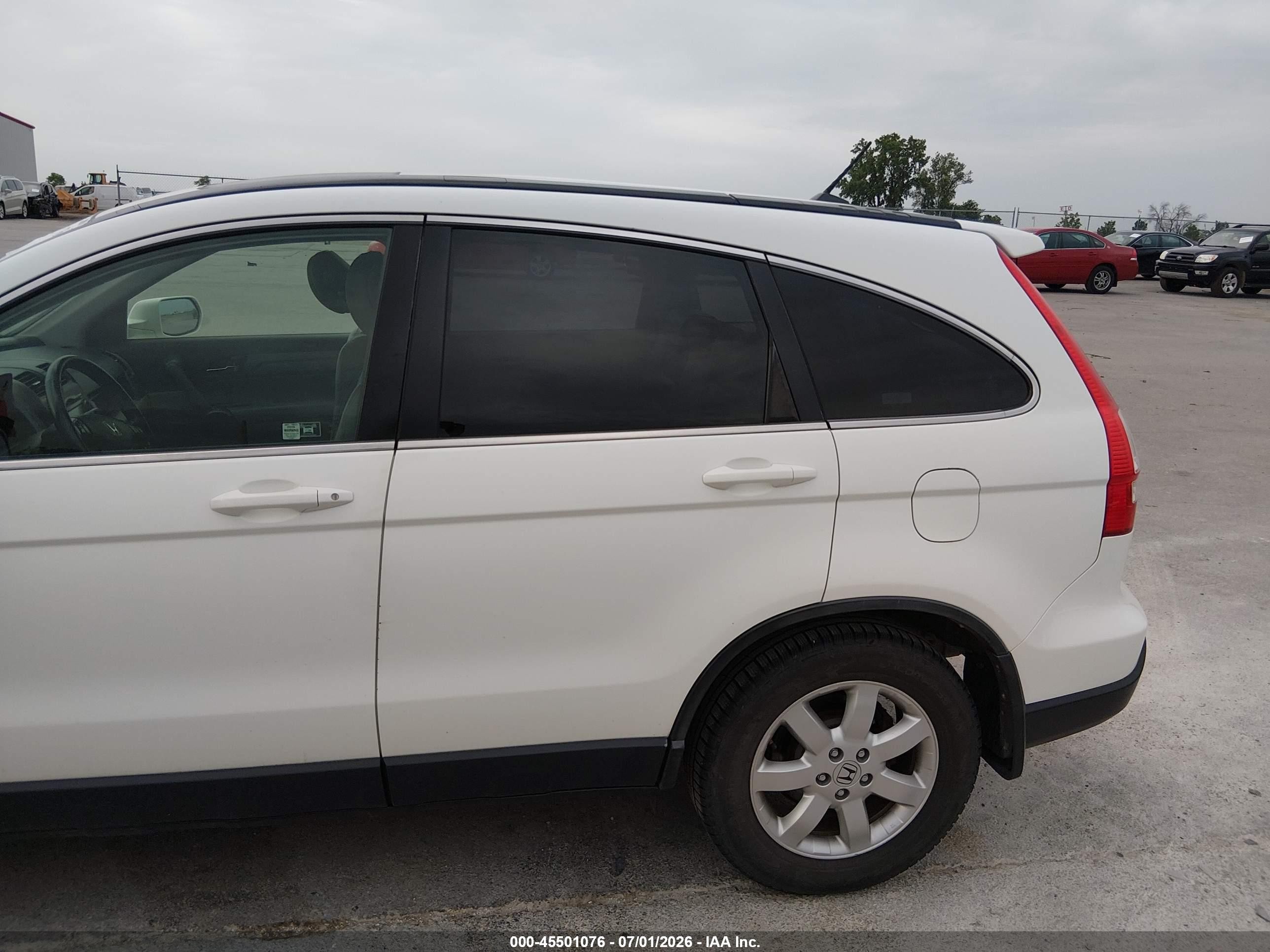 2009 Honda Cr-v Ex-l White vin: JHLRE48759C019577