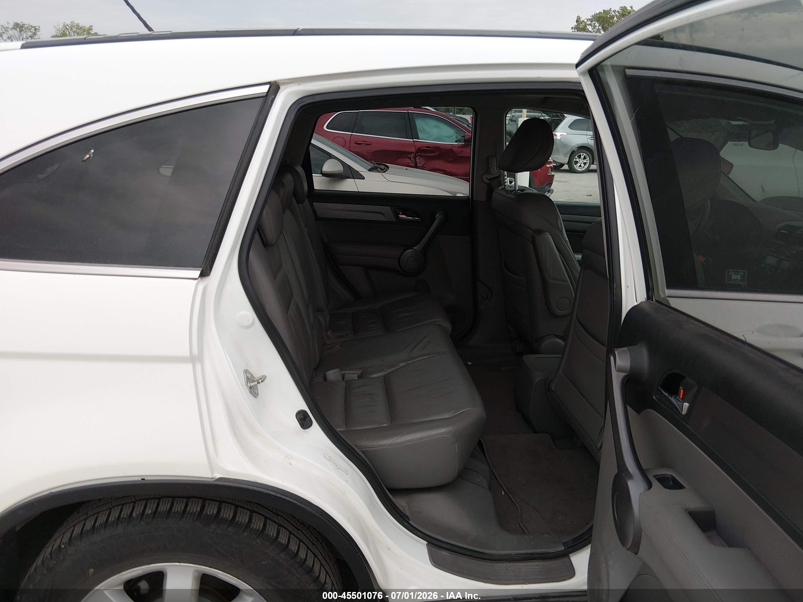 2009 Honda Cr-v Ex-l White vin: JHLRE48759C019577