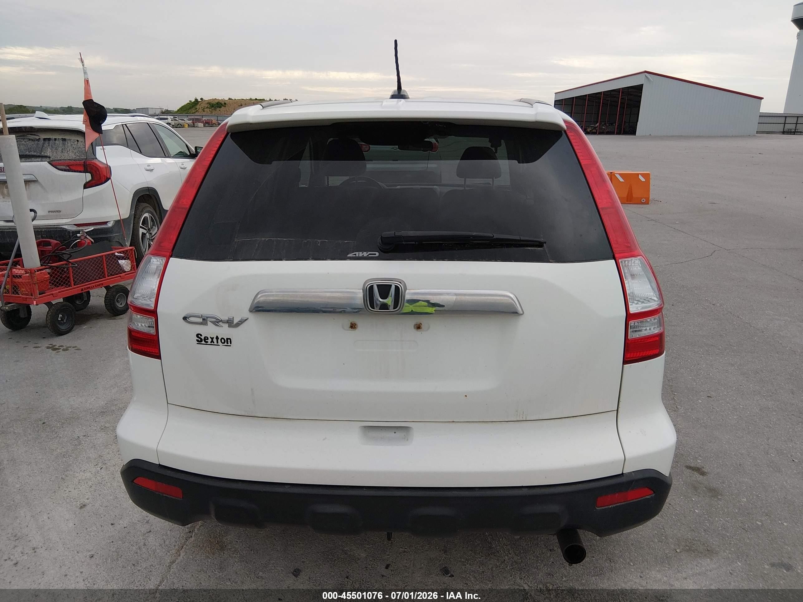 2009 Honda Cr-v Ex-l White vin: JHLRE48759C019577