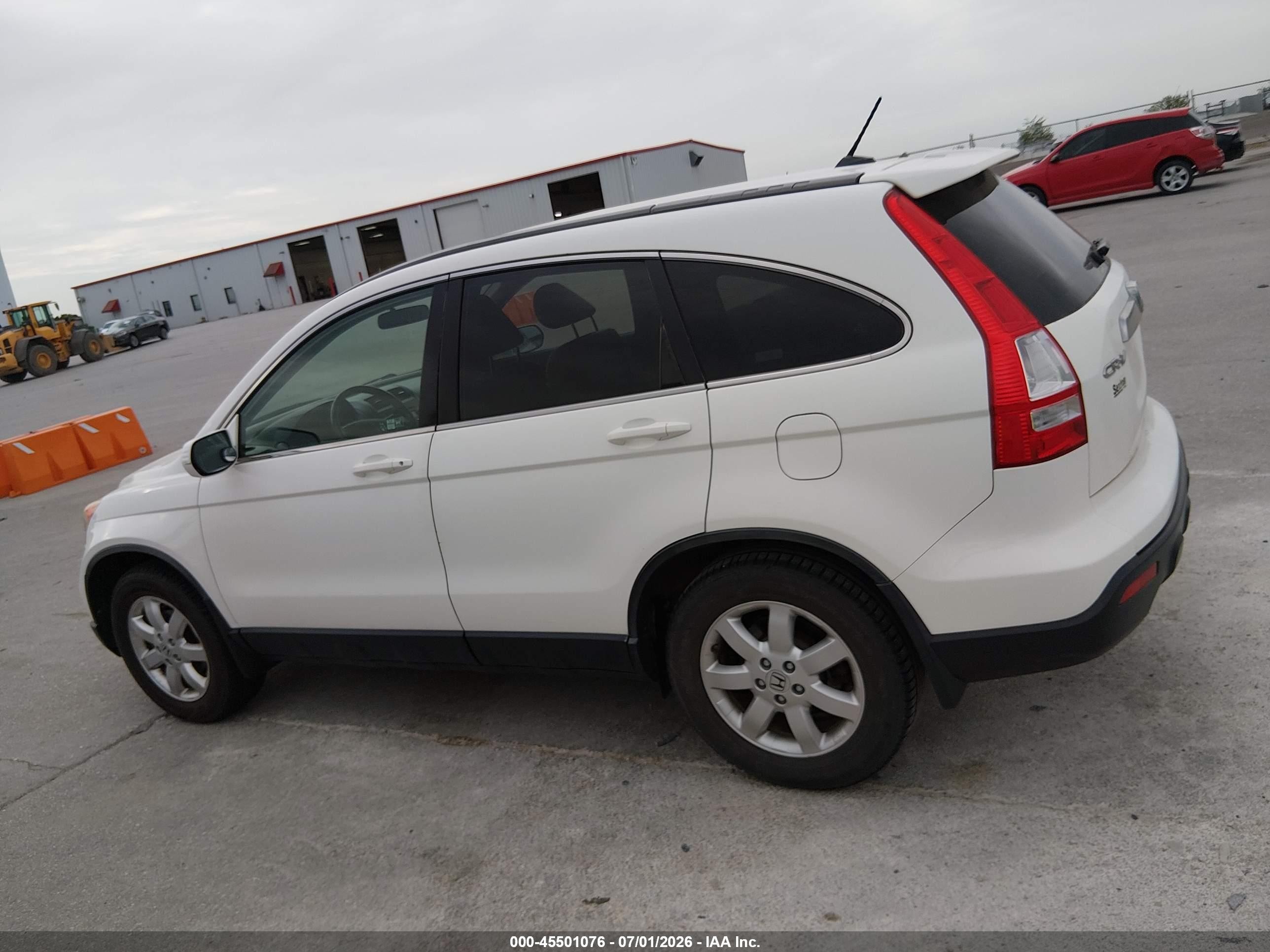 2009 Honda Cr-v Ex-l White vin: JHLRE48759C019577
