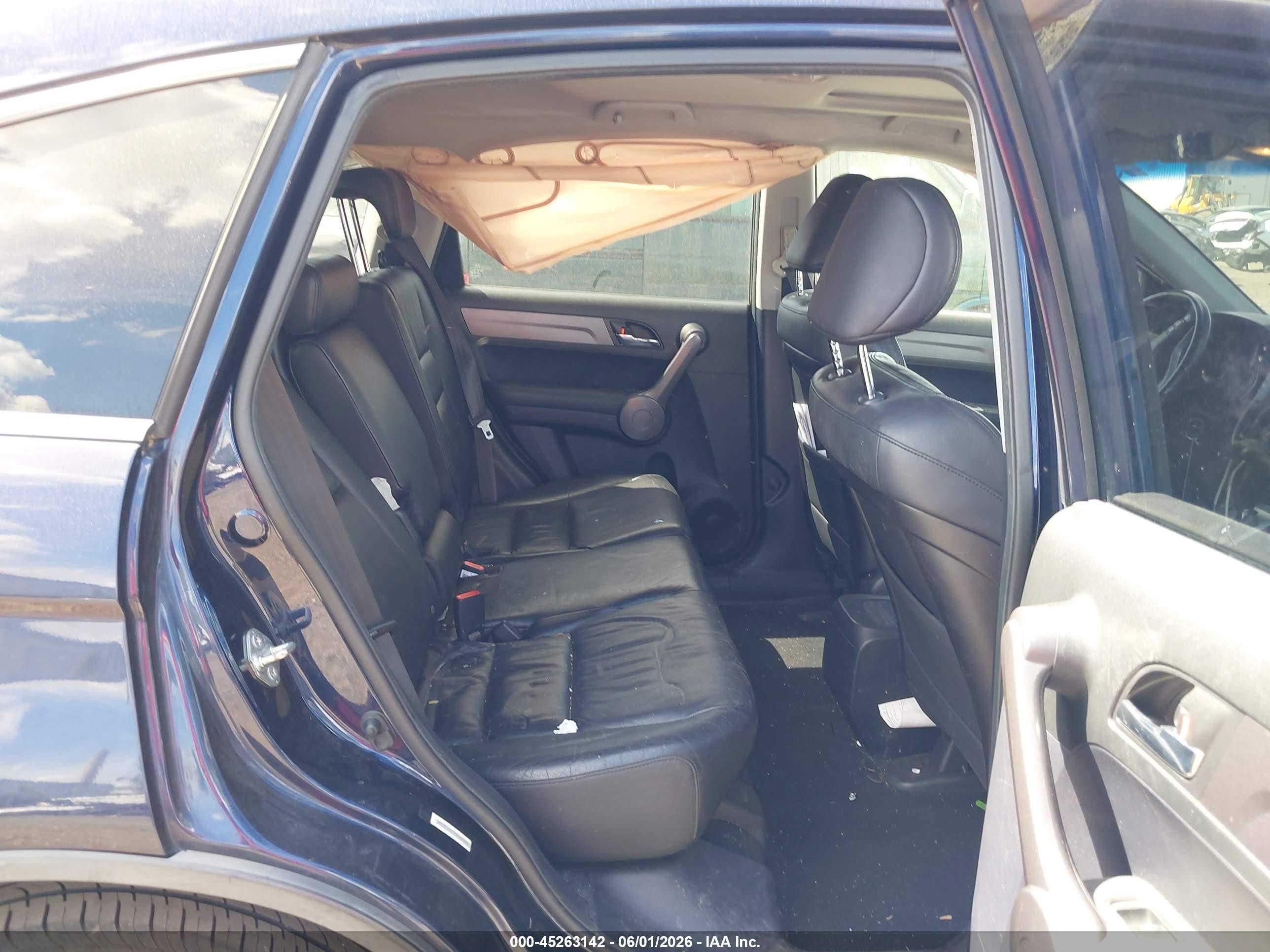 2009 Honda Cr-v Ex-l Dark Blue vin: JHLRE48759C020860