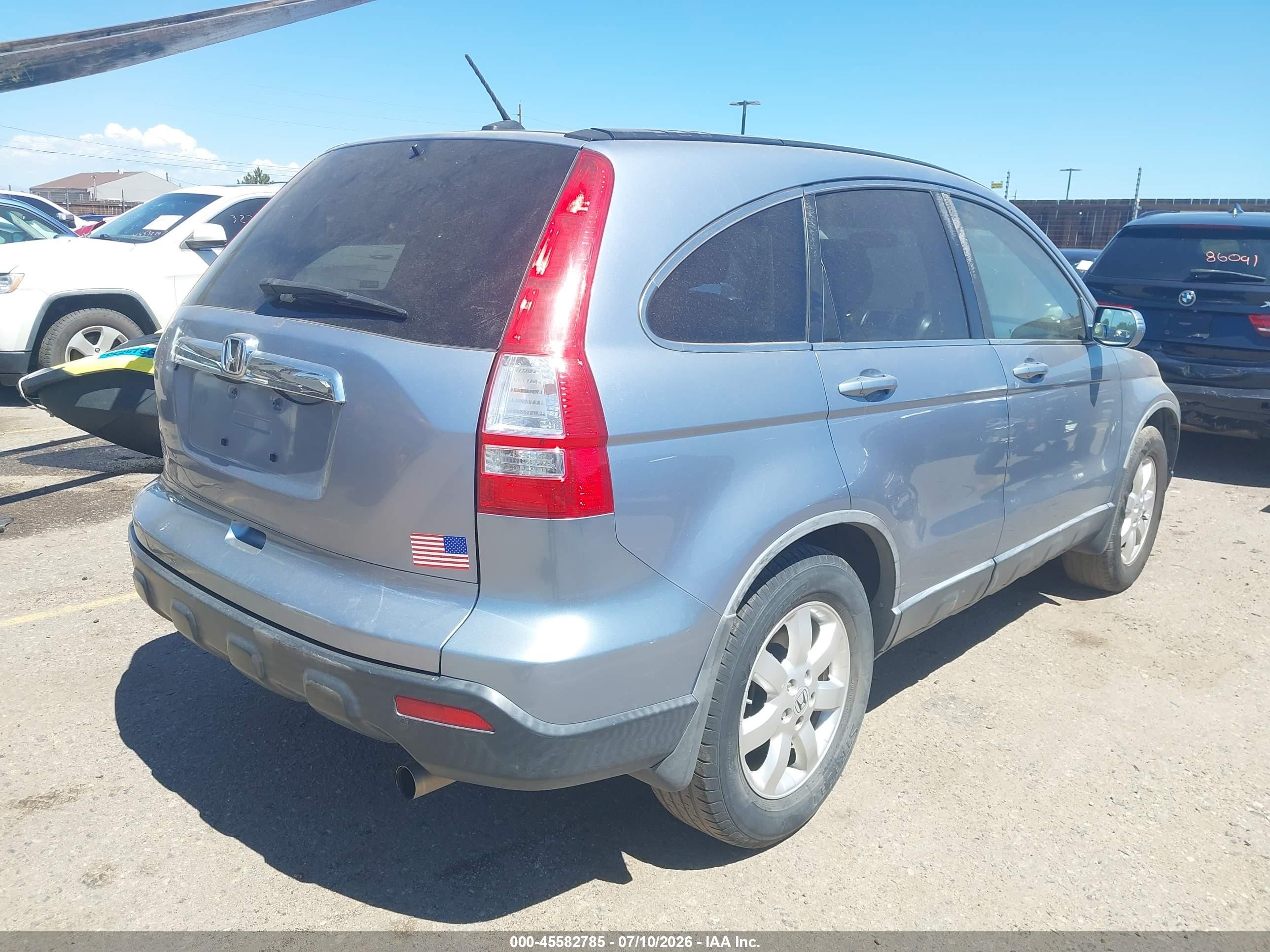 2007 Honda Cr-v Ex-l Silver vin: JHLRE48767C002011