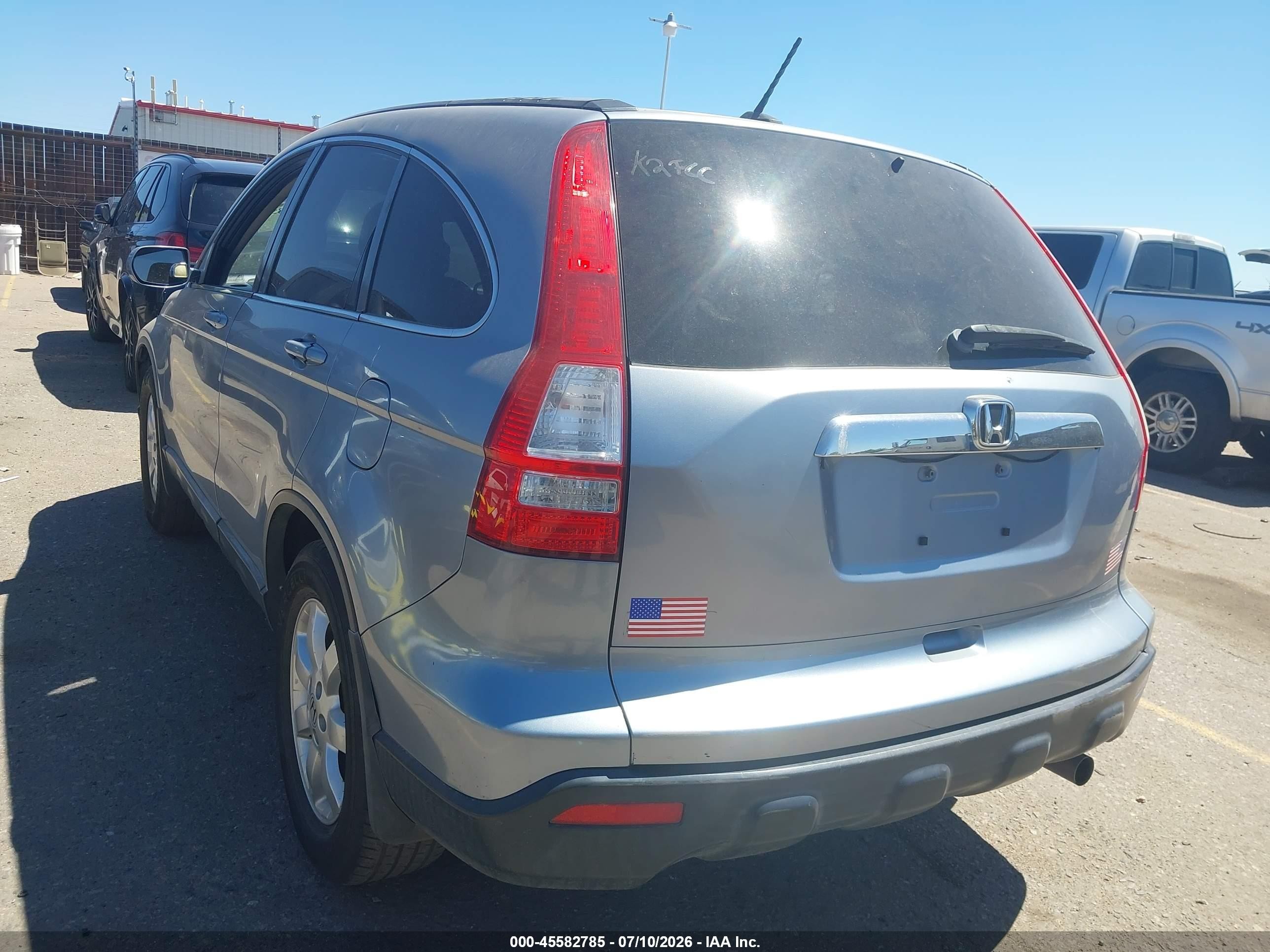 2007 Honda Cr-v Ex-l Silver vin: JHLRE48767C002011