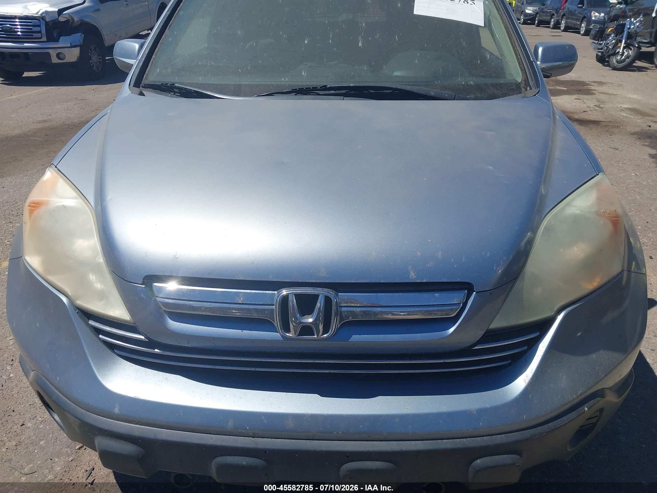 2007 Honda Cr-v Ex-l Silver vin: JHLRE48767C002011