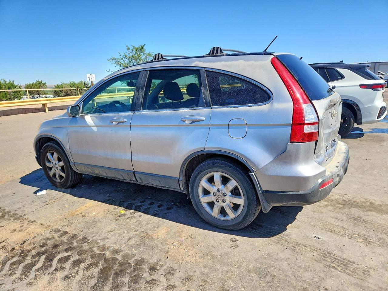 2007 Honda Cr-v Exl Silver vin: JHLRE48767C007967