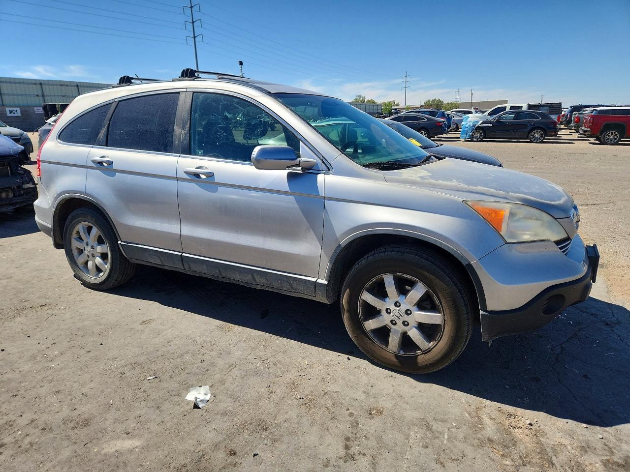 2007 Honda Cr-v Exl Silver vin: JHLRE48767C007967