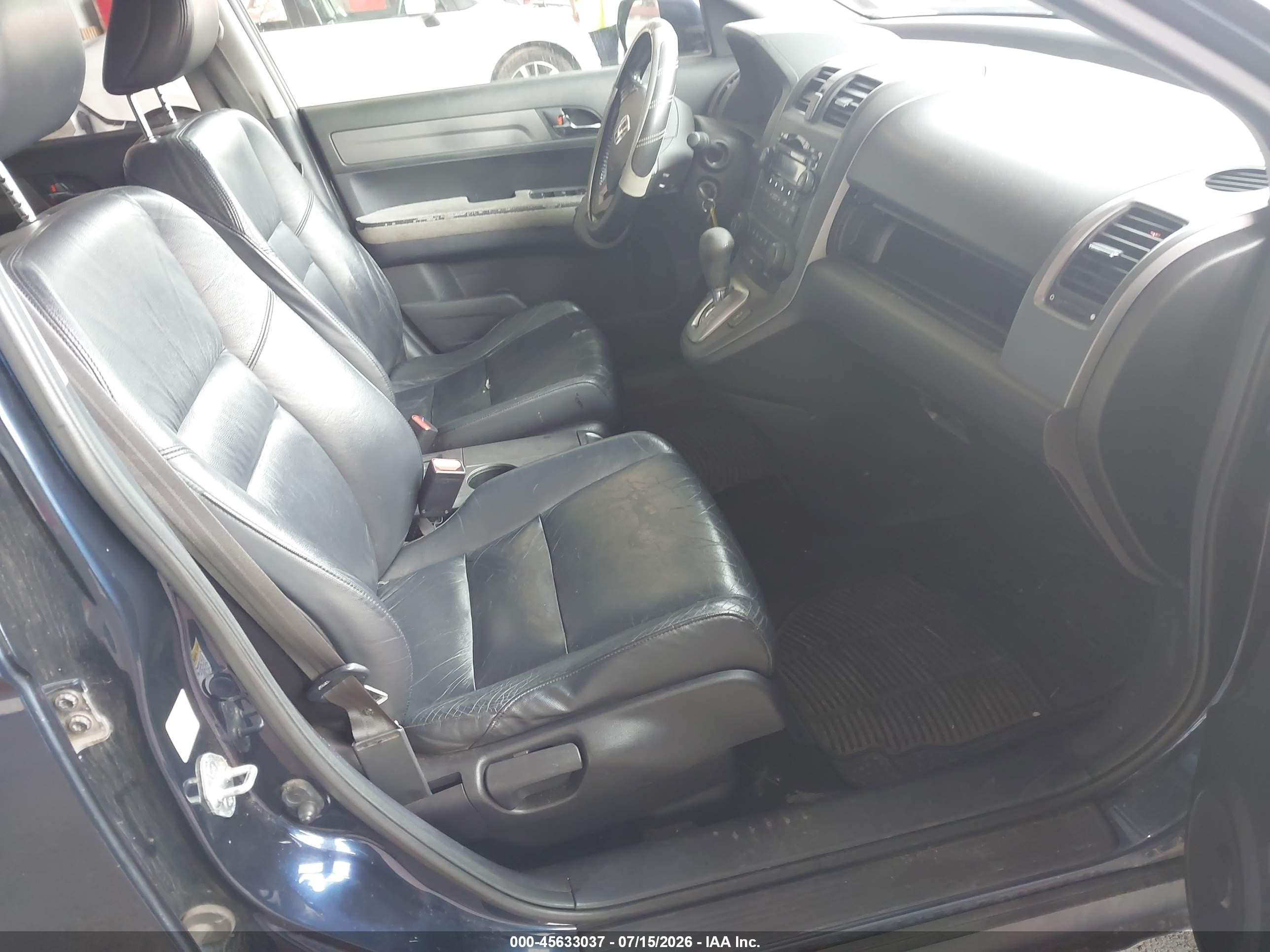 2007 Honda Cr-v Ex-l Blue vin: JHLRE48767C008505