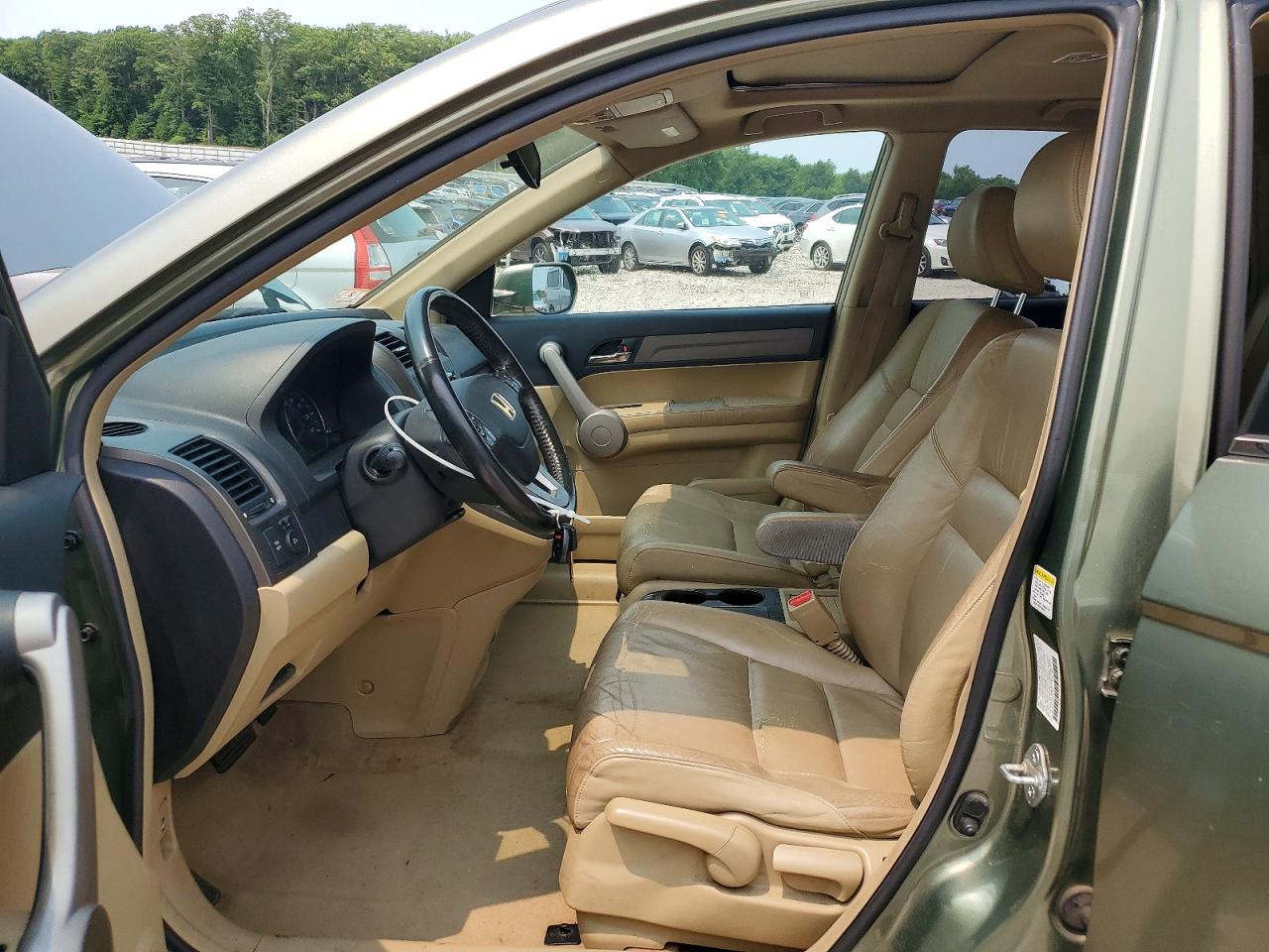 2007 Honda Cr-v Exl Green vin: JHLRE48767C017530