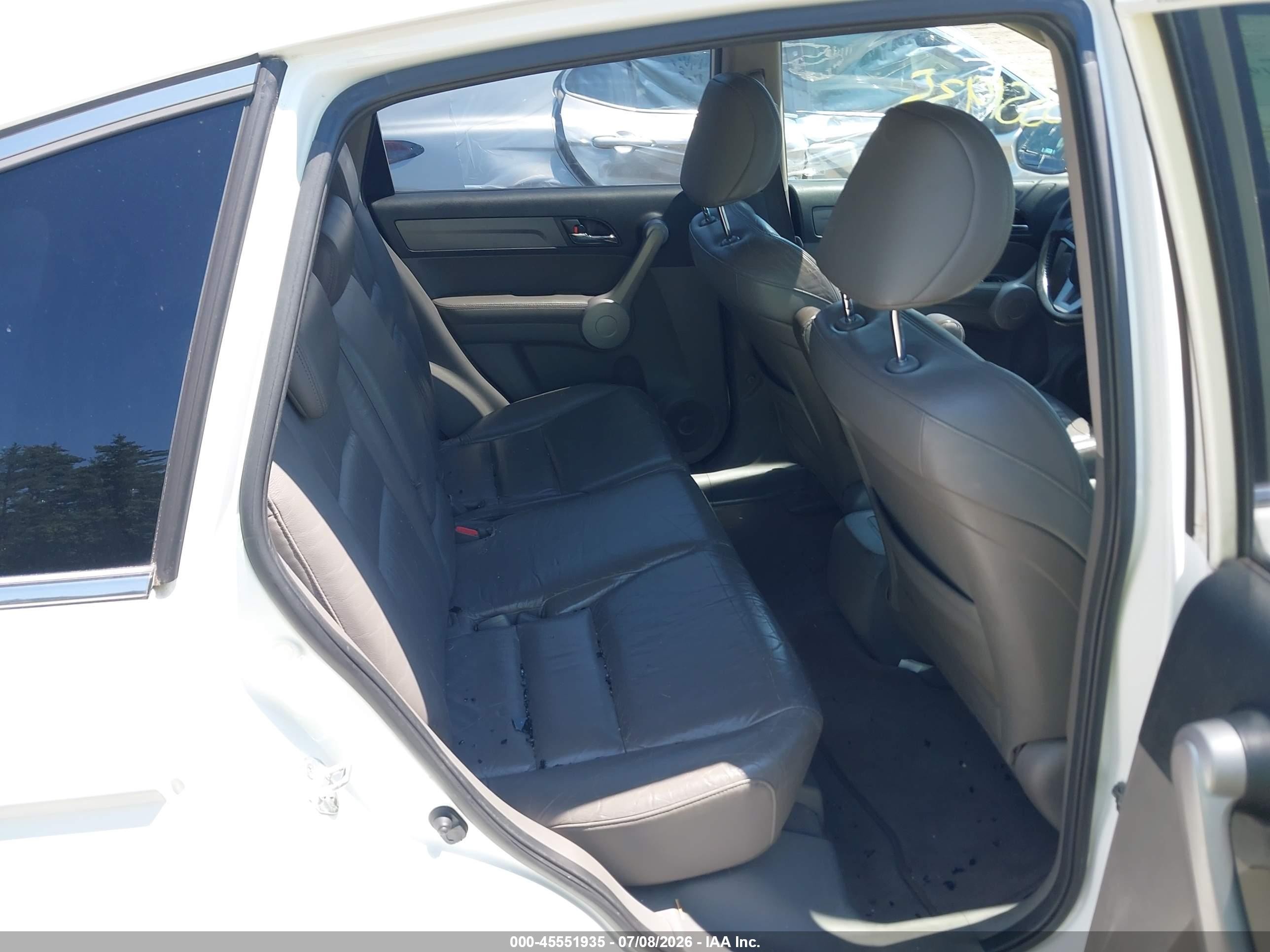 2007 Honda Cr-v Ex-l White vin: JHLRE48767C027846