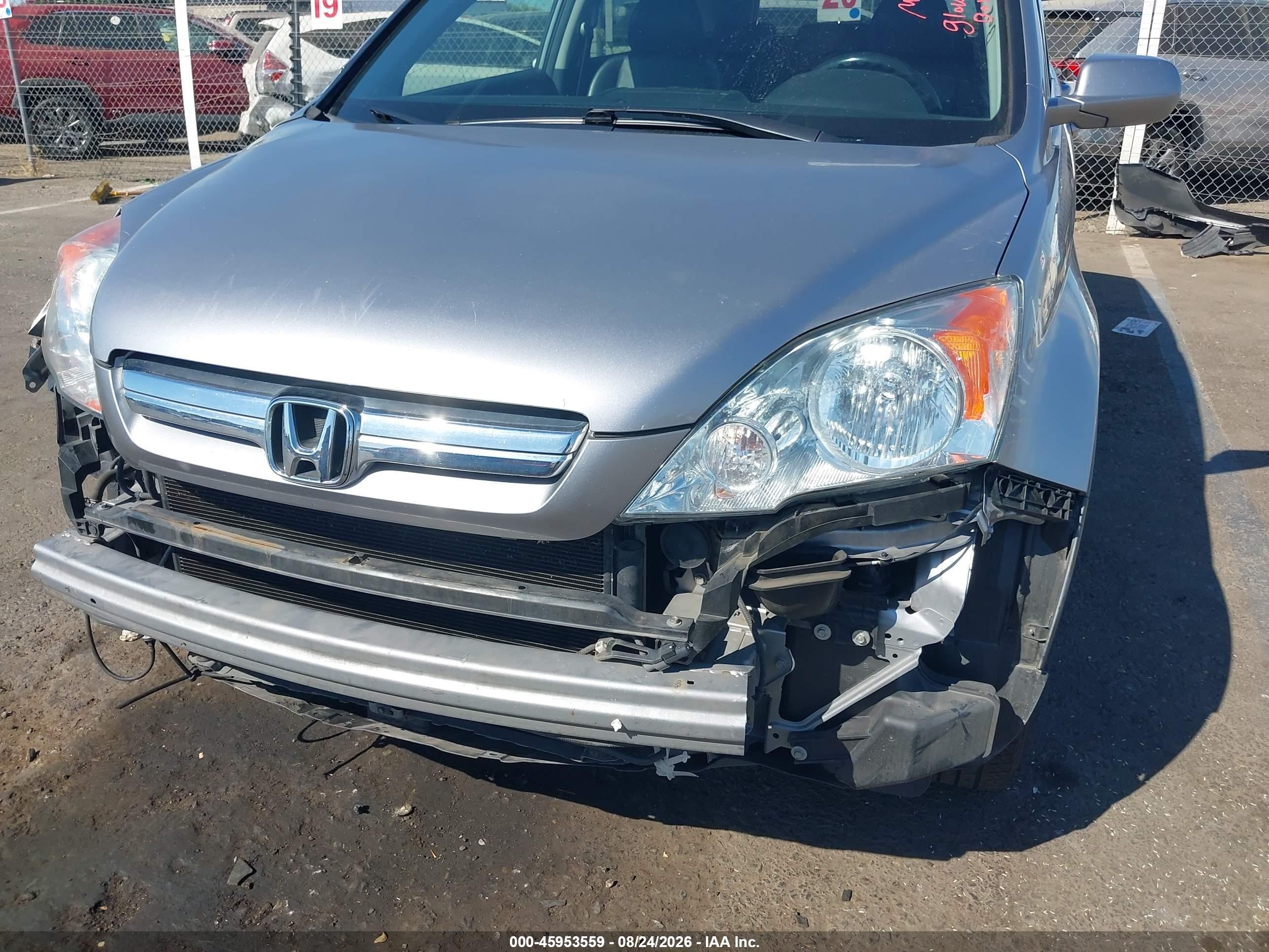 2007 Honda Cr-v Ex-l Gray vin: JHLRE48767C035056